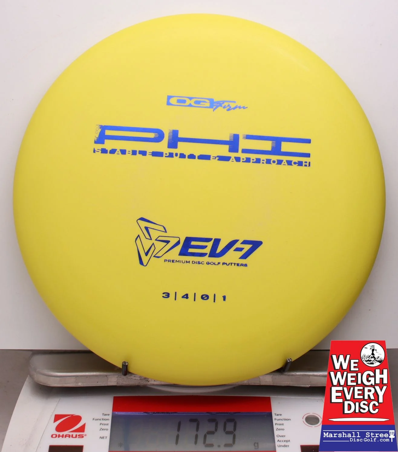 010984 EV-7 Phi, OG Firm - #72 Yellow, 173