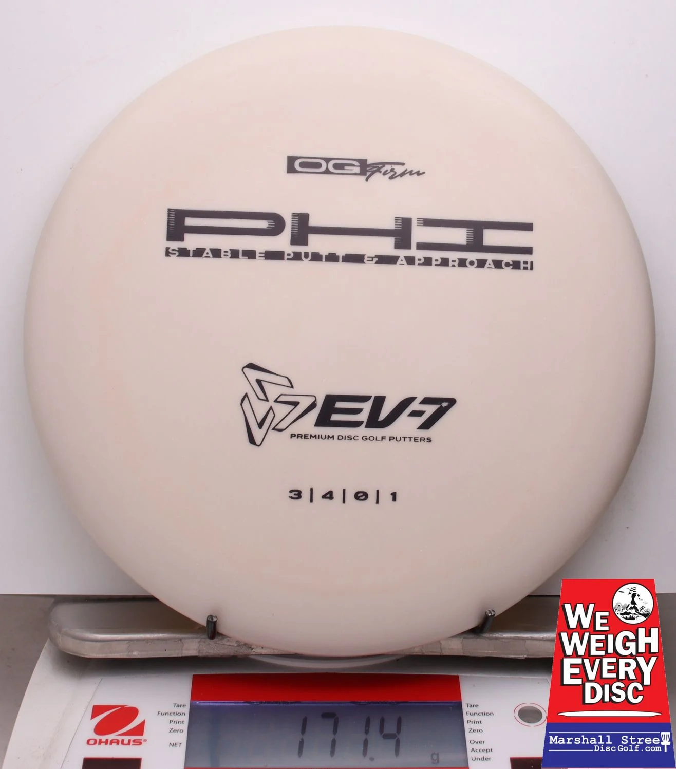 010985 EV-7 Phi, OG Firm - #73 Whiteish, 171
