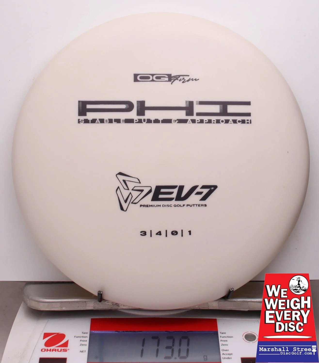 010986 EV-7 Phi, OG Firm - #74 Whiteish, 173