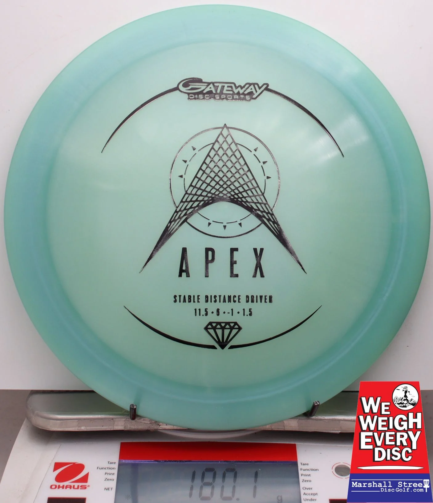 011668 Diamond Apex - #01 LtBlue, 180