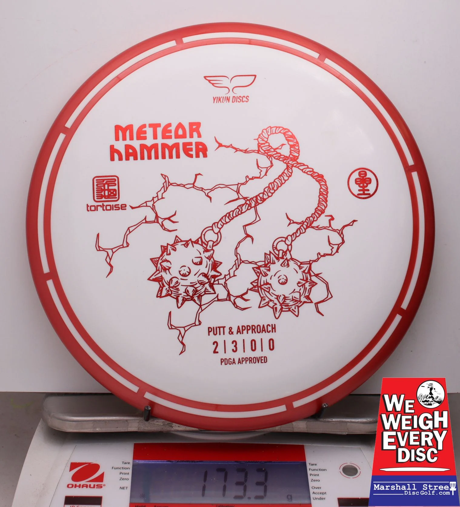 013147 Tortoise Line Meteor Hammer - #61 Red, 173