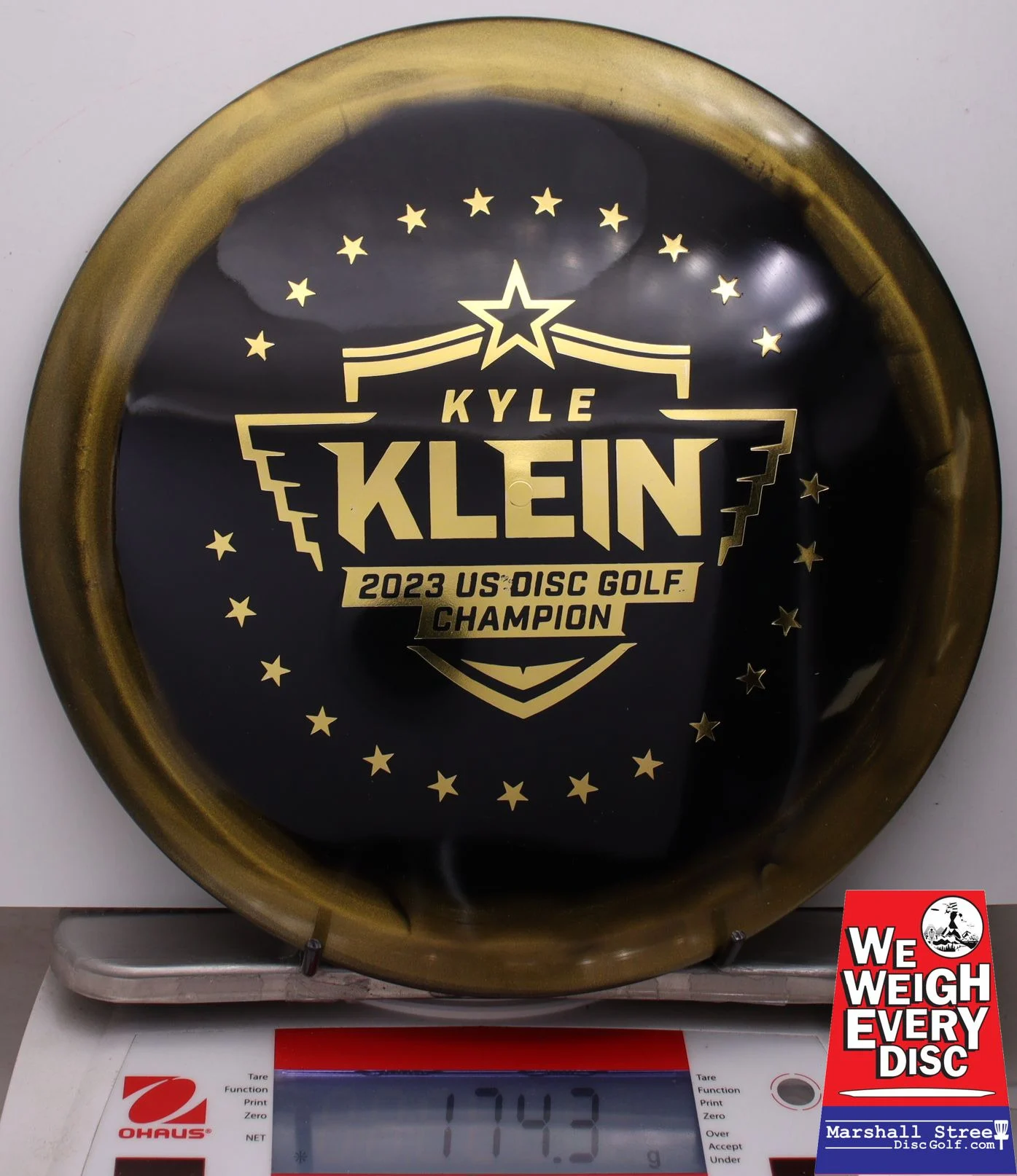 013789 Golden Horizon Vanguard, Kyle Klein 2023 USDGC Champion - #11 Gold-Black, 174