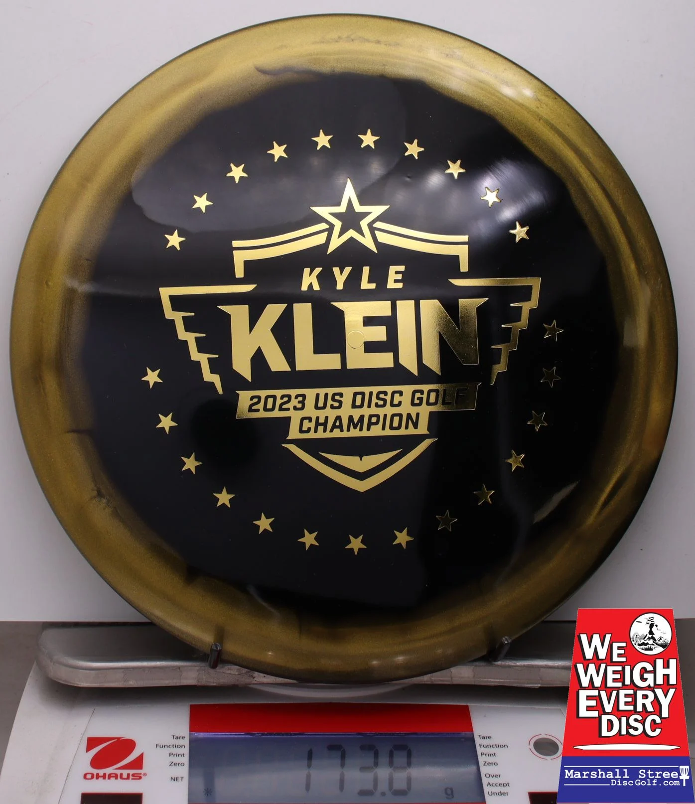 013799 Golden Horizon Vanguard, Kyle Klein 2023 USDGC Champion - #21 Gold-Black, 174