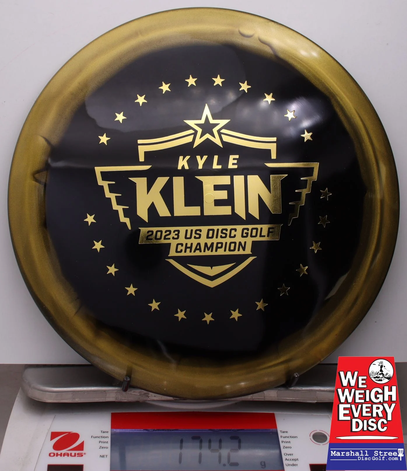 013800 Golden Horizon Vanguard, Kyle Klein 2023 USDGC Champion - #22 Gold-Black, 174