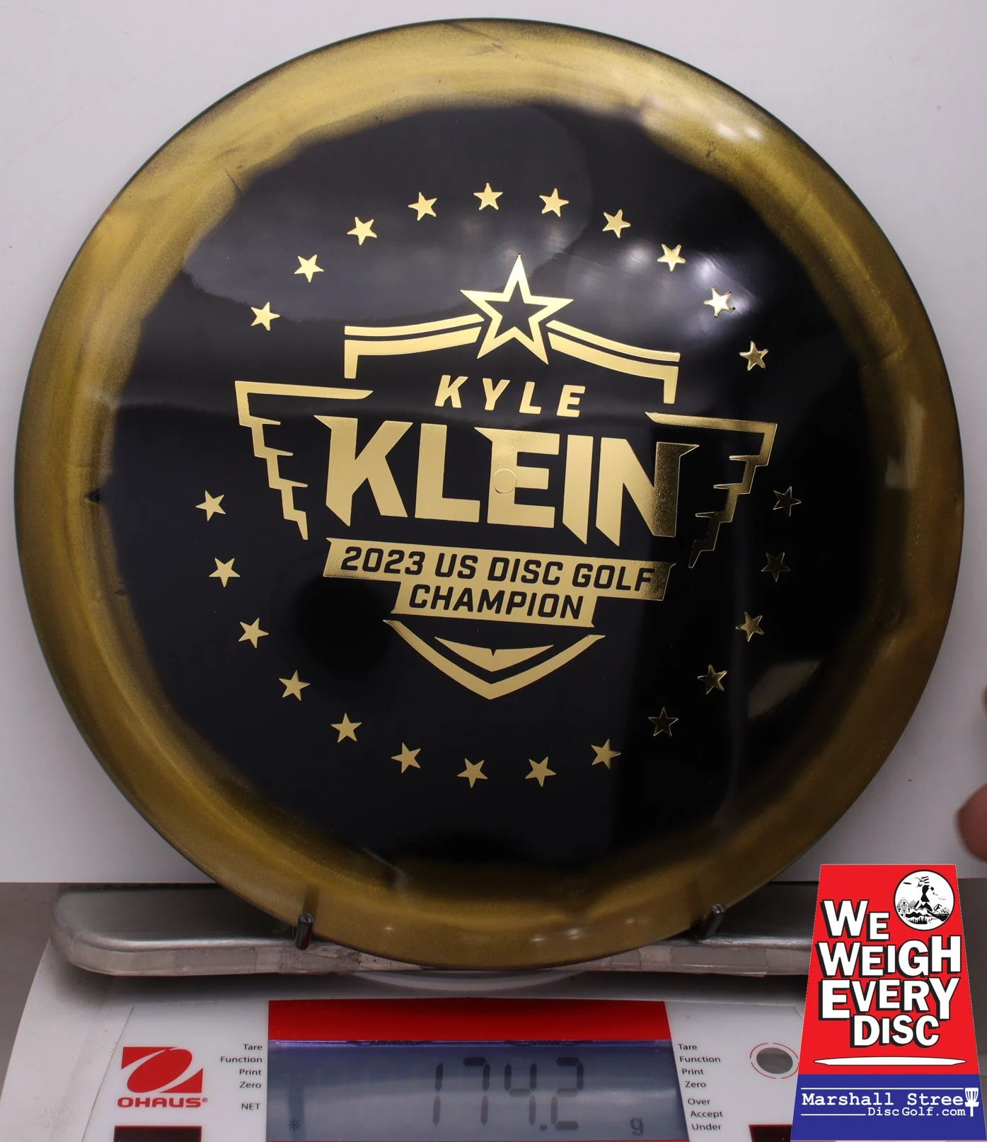 013804 Golden Horizon Vanguard, Kyle Klein 2023 USDGC Champion - #26 Gold-Black, 174