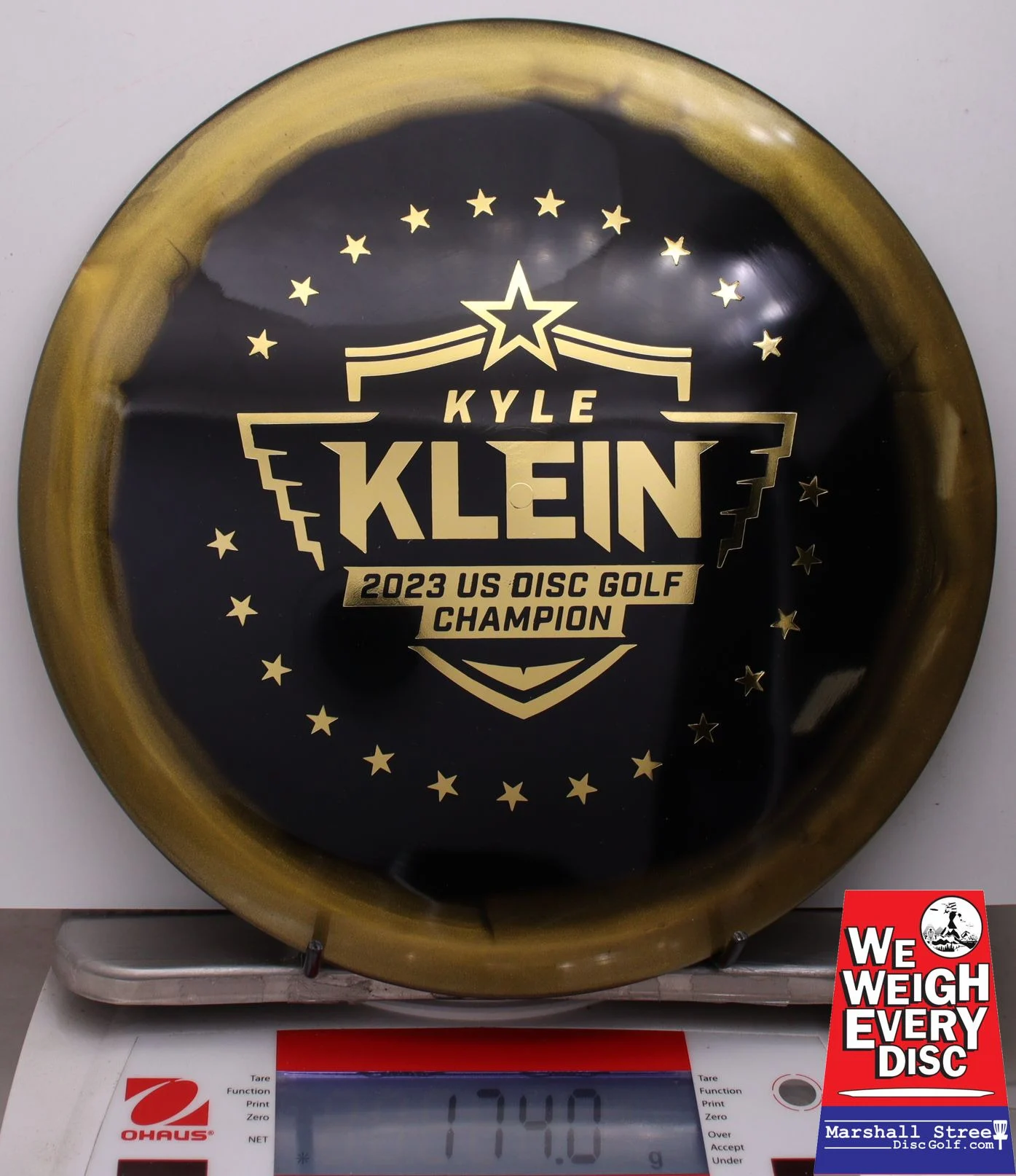 013812 Golden Horizon Vanguard, Kyle Klein 2023 USDGC Champion - #34 Gold-Black, 174