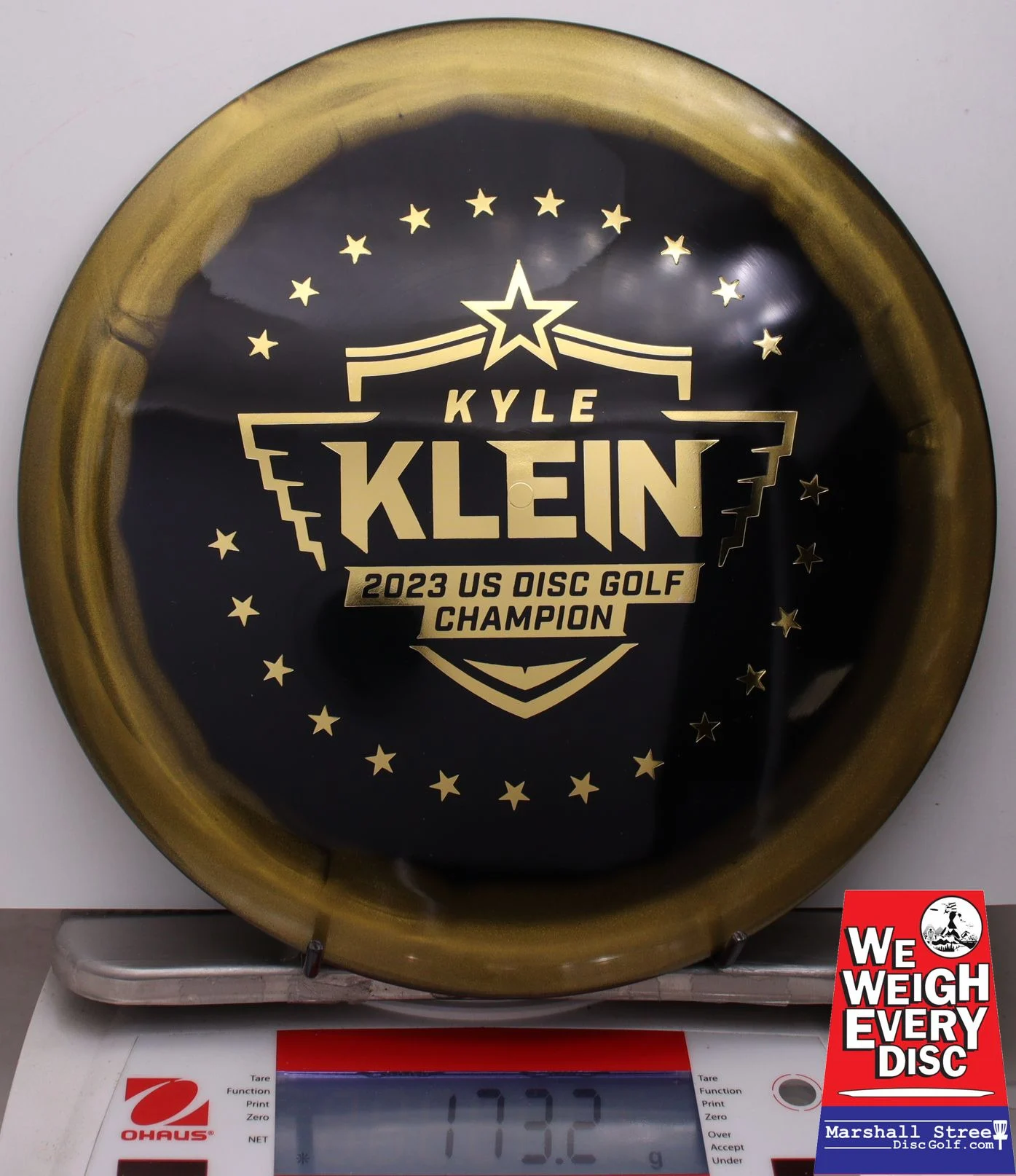 013816 Golden Horizon Vanguard, Kyle Klein 2023 USDGC Champion - #38 Gold-Black, 173
