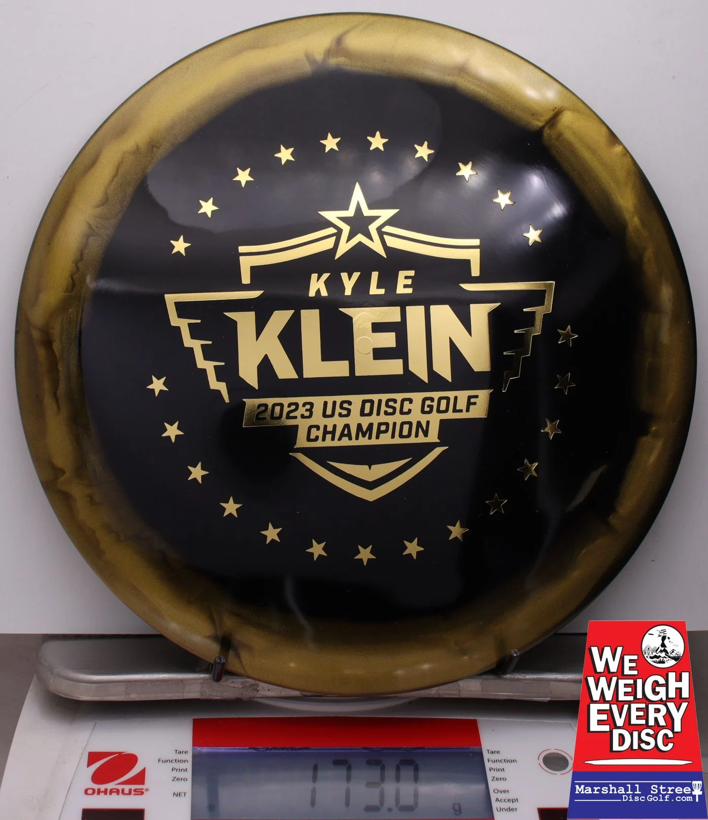 013818 Golden Horizon Vanguard, Kyle Klein 2023 USDGC Champion - #40 Gold-Black, 173