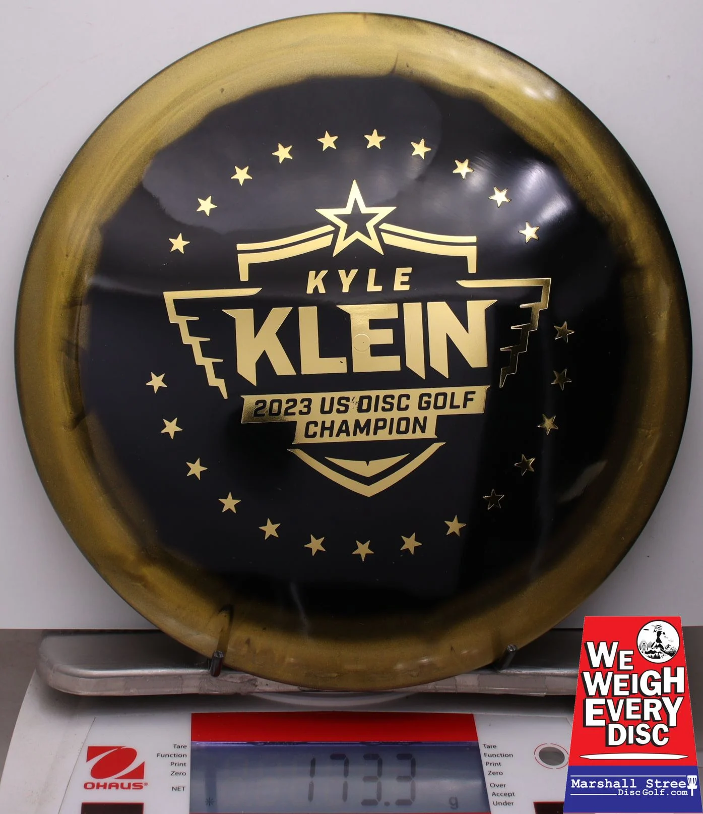 013822 Golden Horizon Vanguard, Kyle Klein 2023 USDGC Champion - #44 Gold-Black, 173