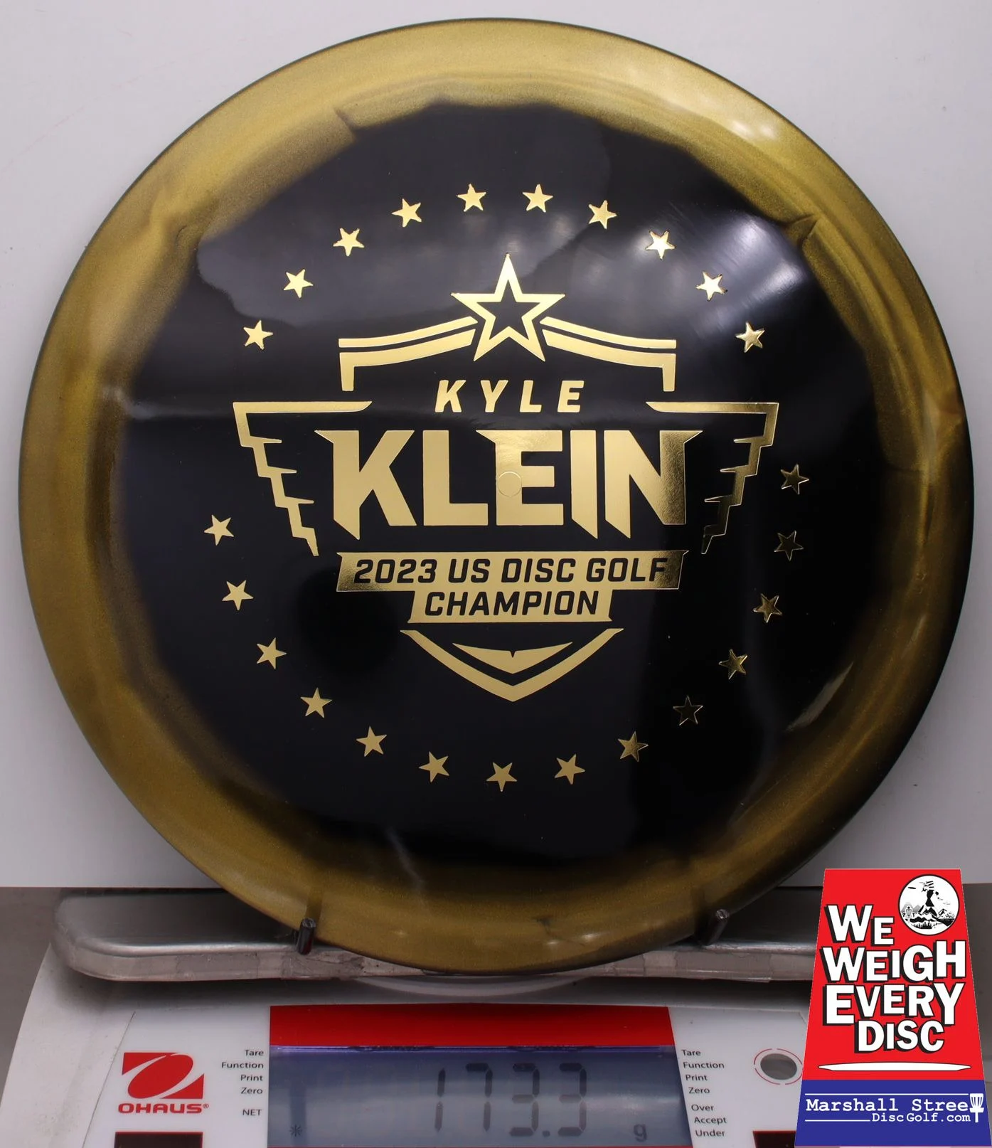 013823 Golden Horizon Vanguard, Kyle Klein 2023 USDGC Champion - #45 Gold-Black, 173