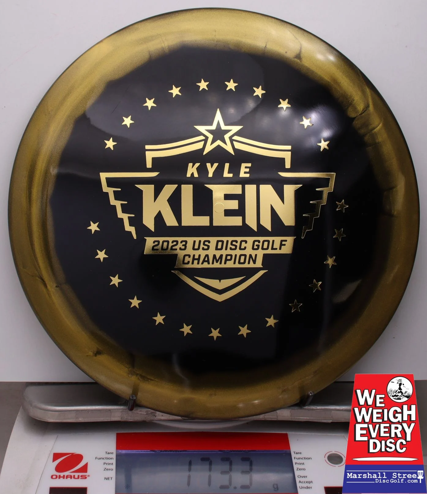 013827 Golden Horizon Vanguard, Kyle Klein 2023 USDGC Champion - #49 Gold-Black, 173