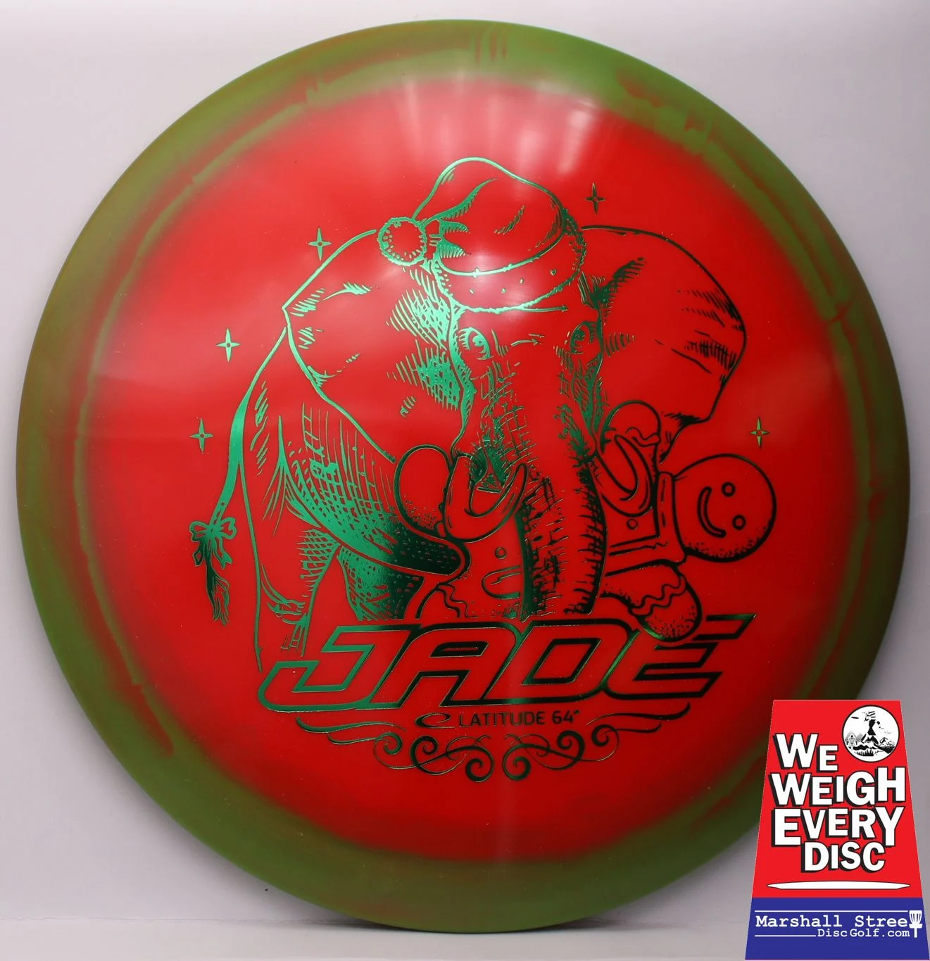 Gold Orbit Jade, White Elephant