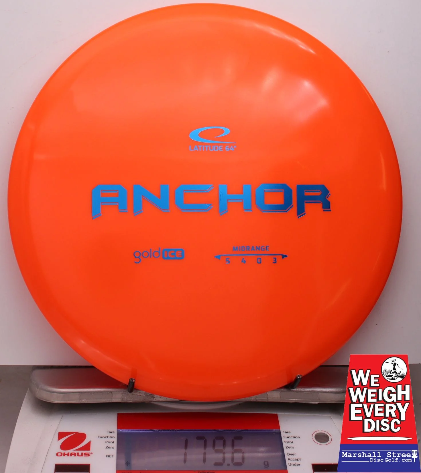 014034 Gold Ice Anchor - #11 Orange, 180