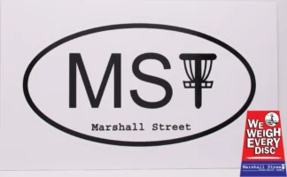 MSt Oval Logo Sticker