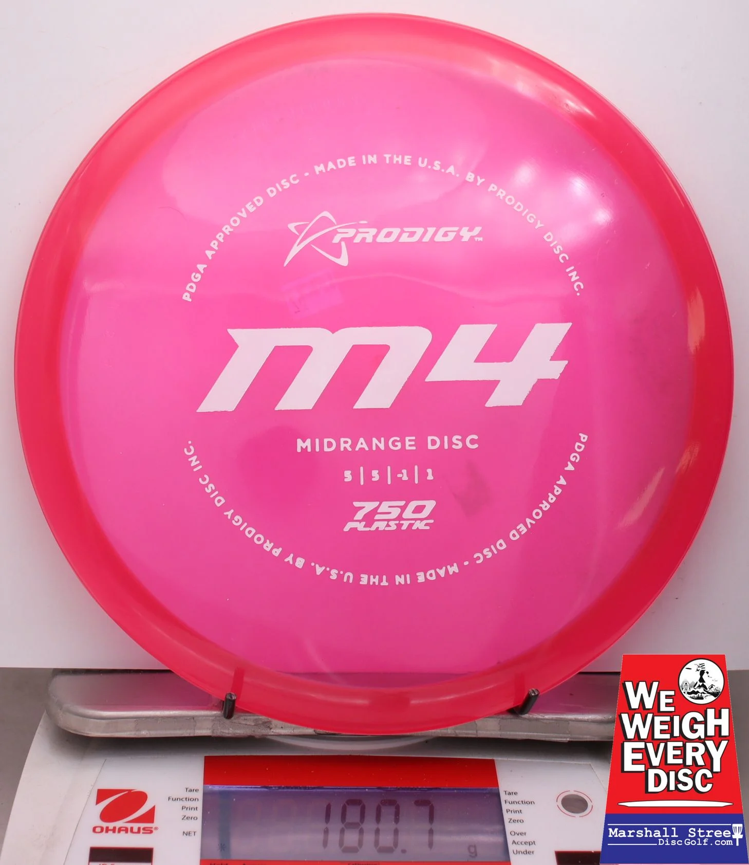016993 Prodigy M4, 750 - #07 Pink, 181