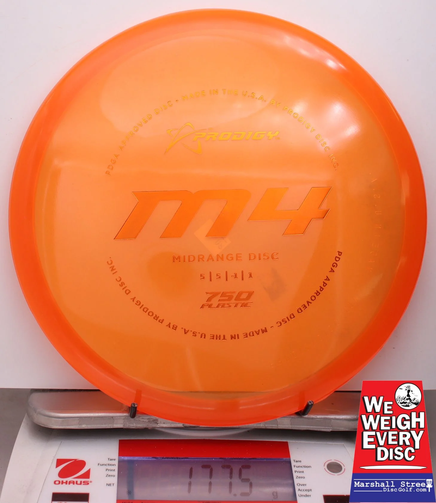 016994 Prodigy M4, 750 - #08 Orange, 177