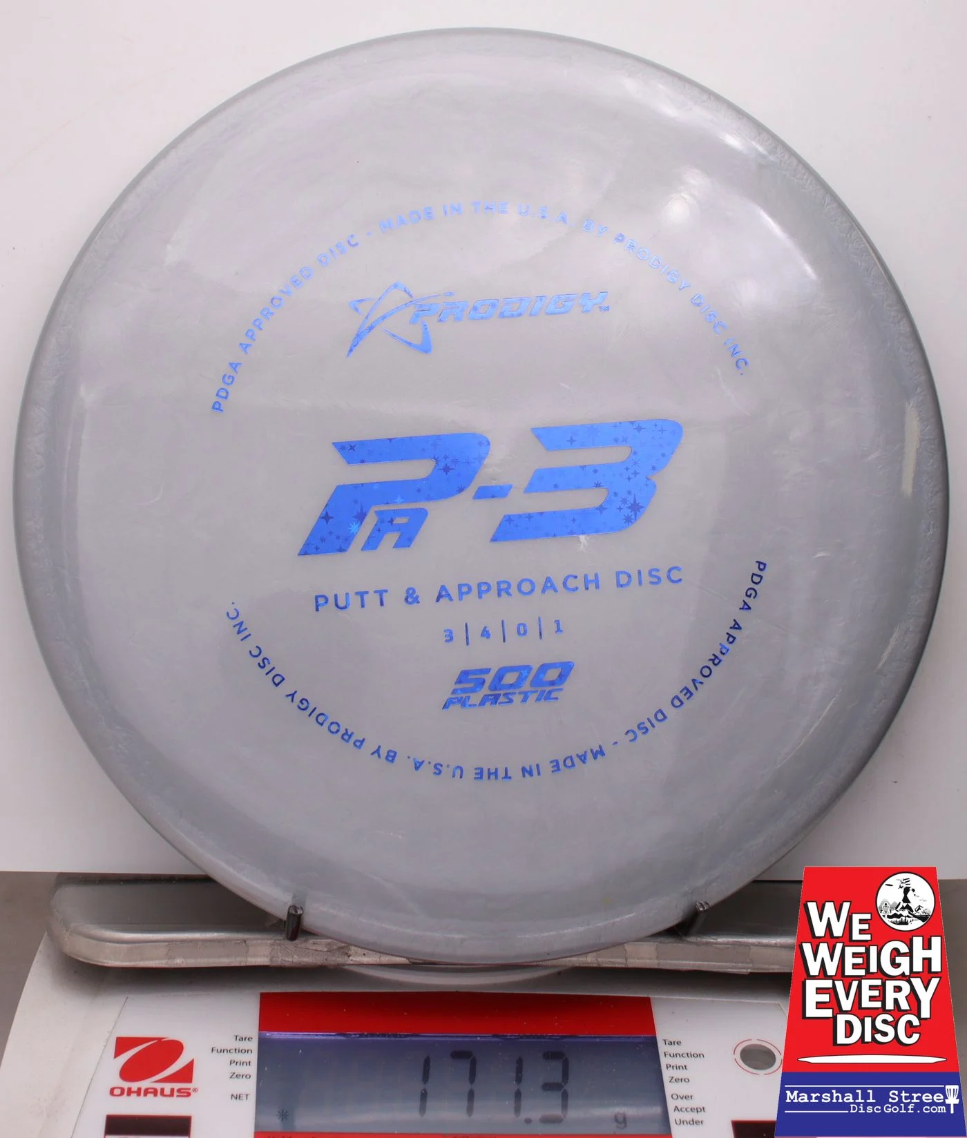 017058 Prodigy PA3, 500 - #04 Silver, 171