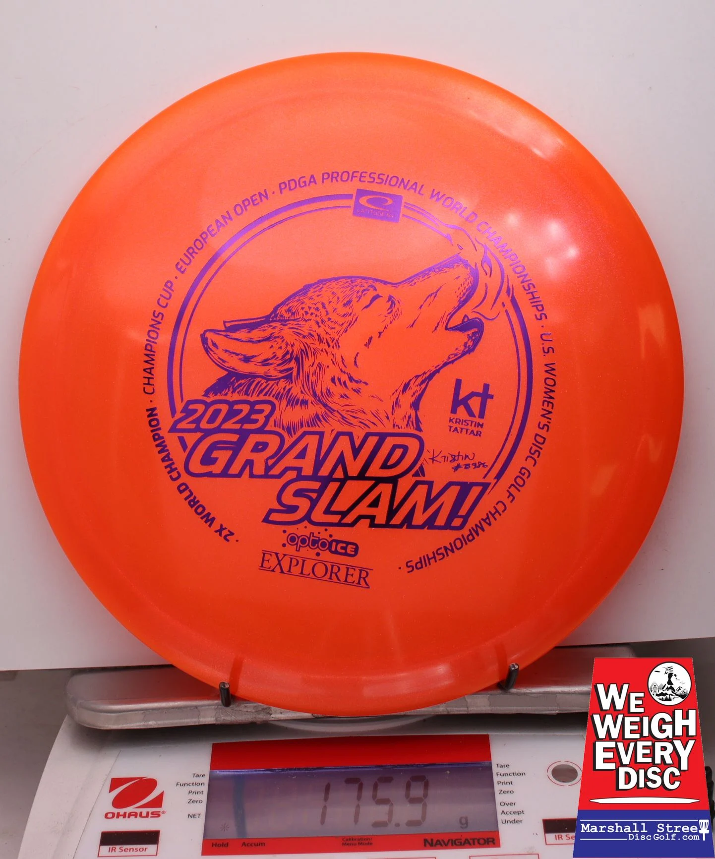 018244 Opto Ice Glimmer Explorer, Kristin Tattar 2023 Grand Slam - #52 Orange, 176