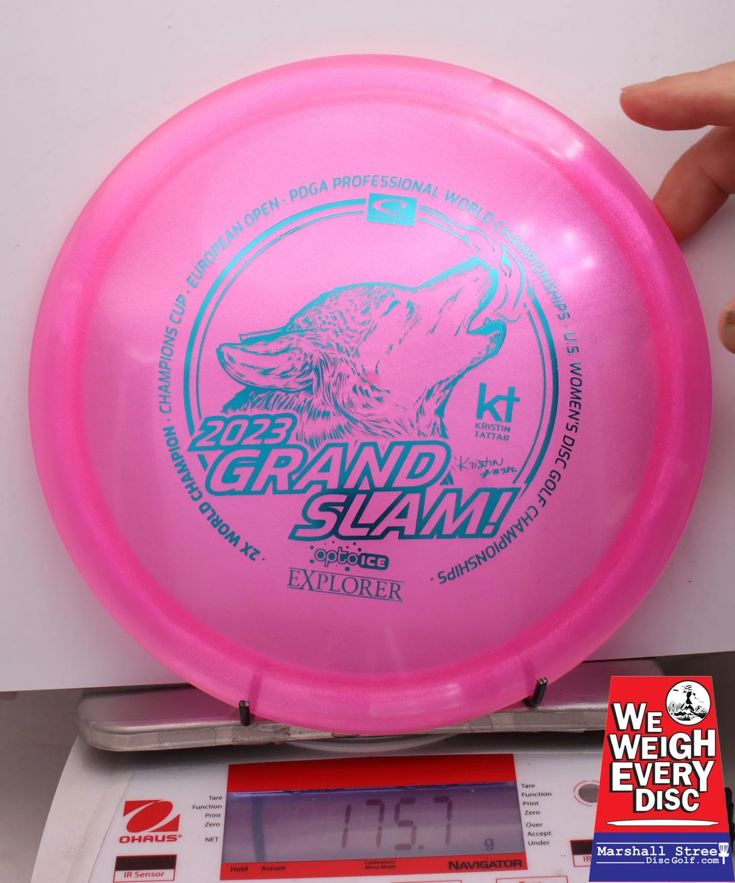 018263 Opto Ice Glimmer Explorer, Kristin Tattar 2023 Grand Slam - #69 Pink, 176