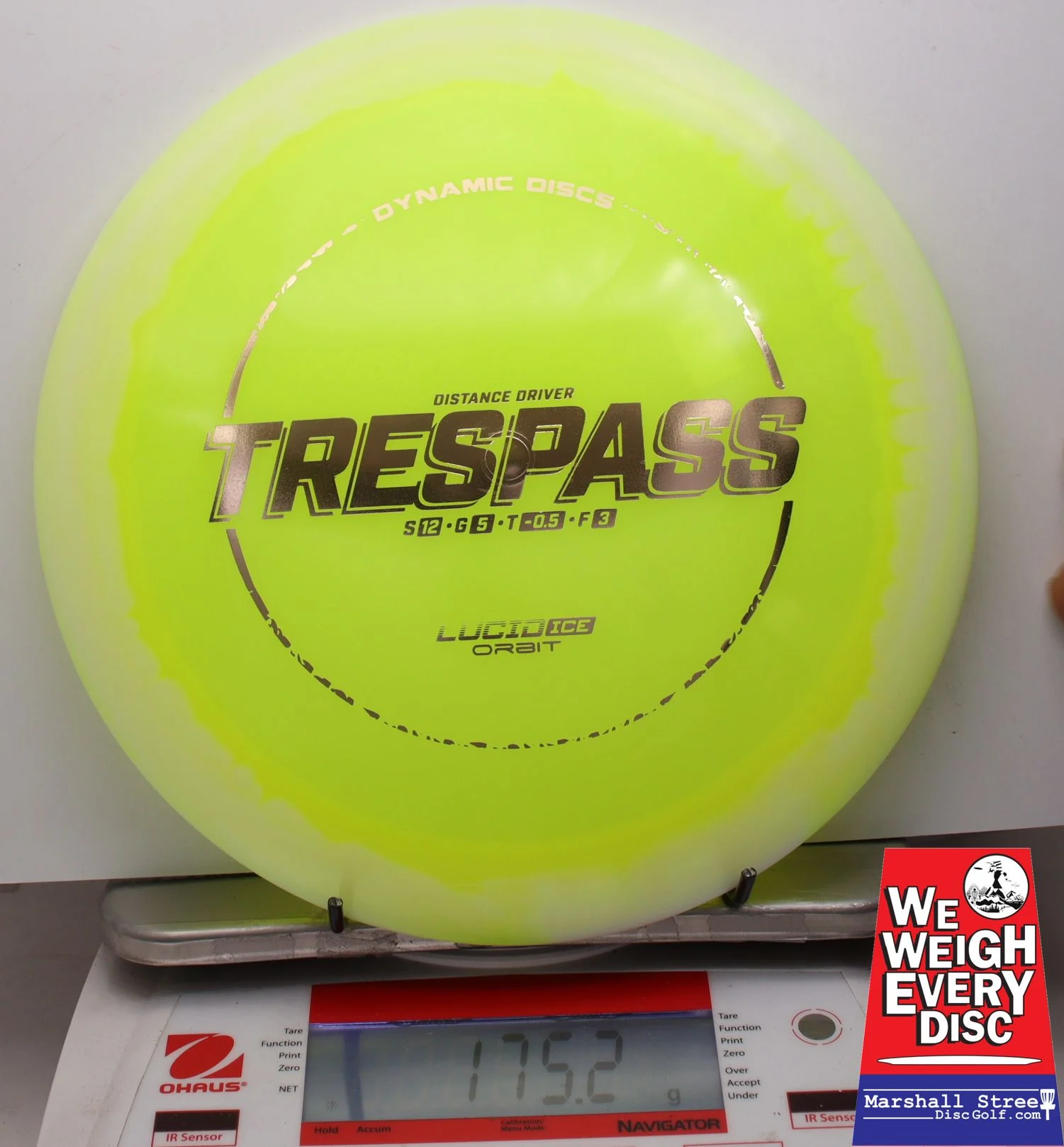 018303 Lucid Ice Orbit Trespass - #24 White-NYellow, 175