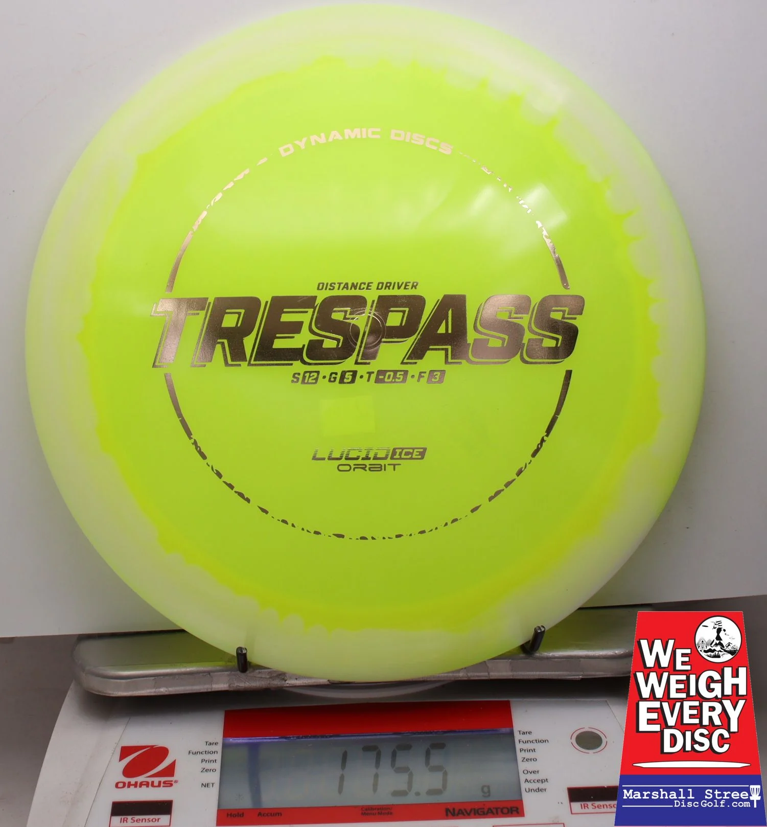 018304 Lucid Ice Orbit Trespass - #25 White-NYellow, 176