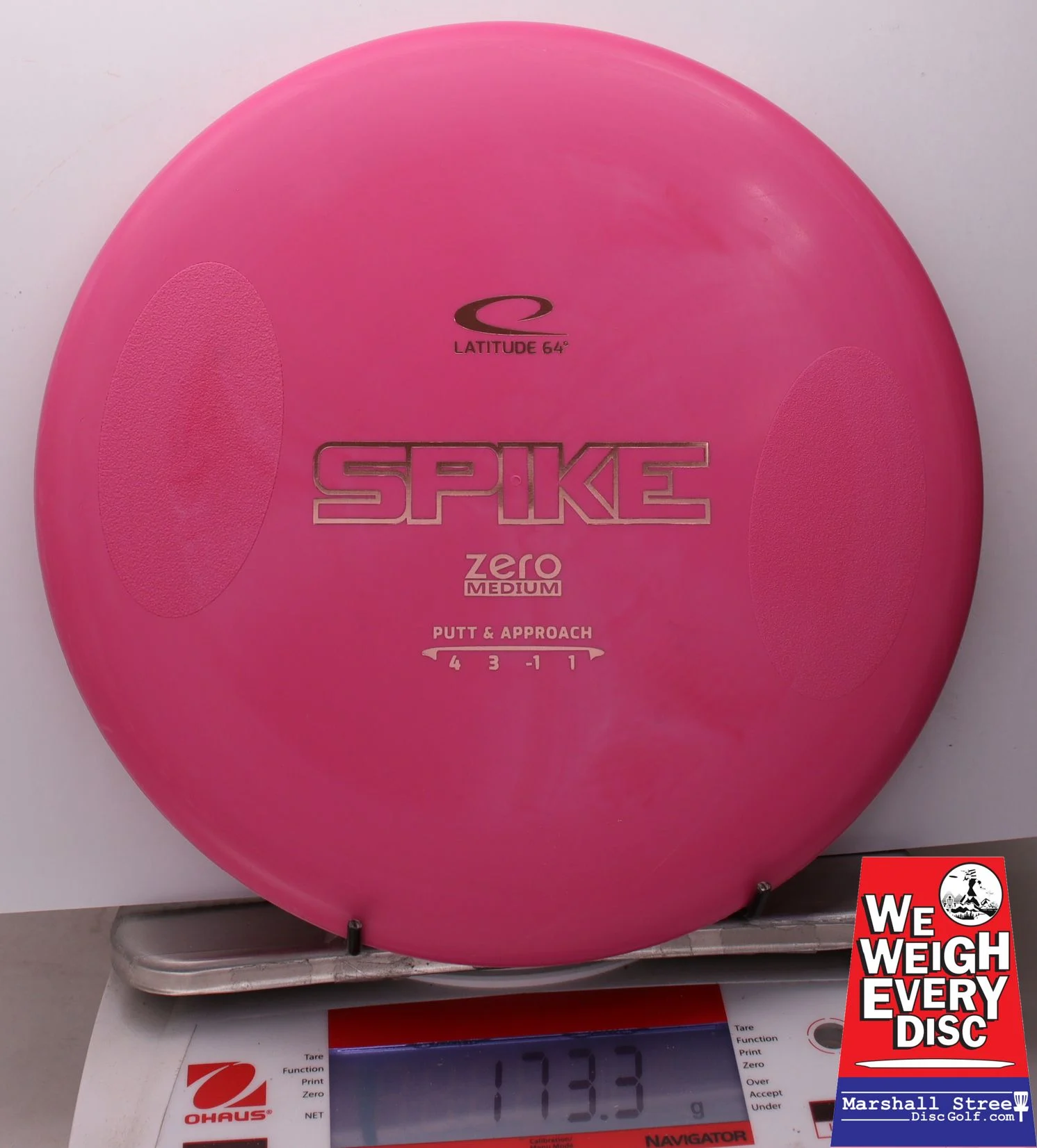 018610 Zero Medium Spike - #46 Pink, 173