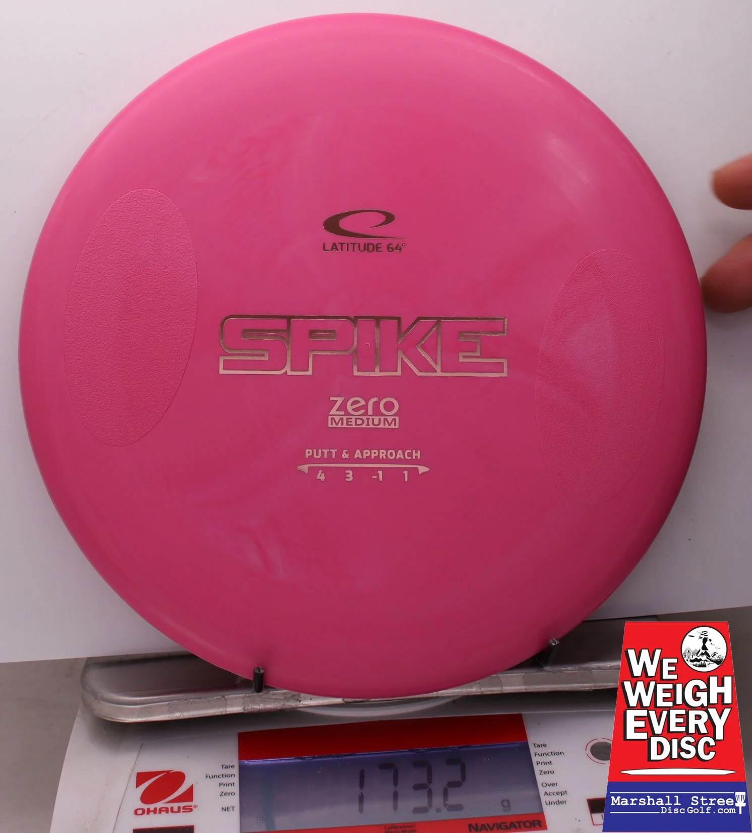018613 Zero Medium Spike - #49 Pink, 173