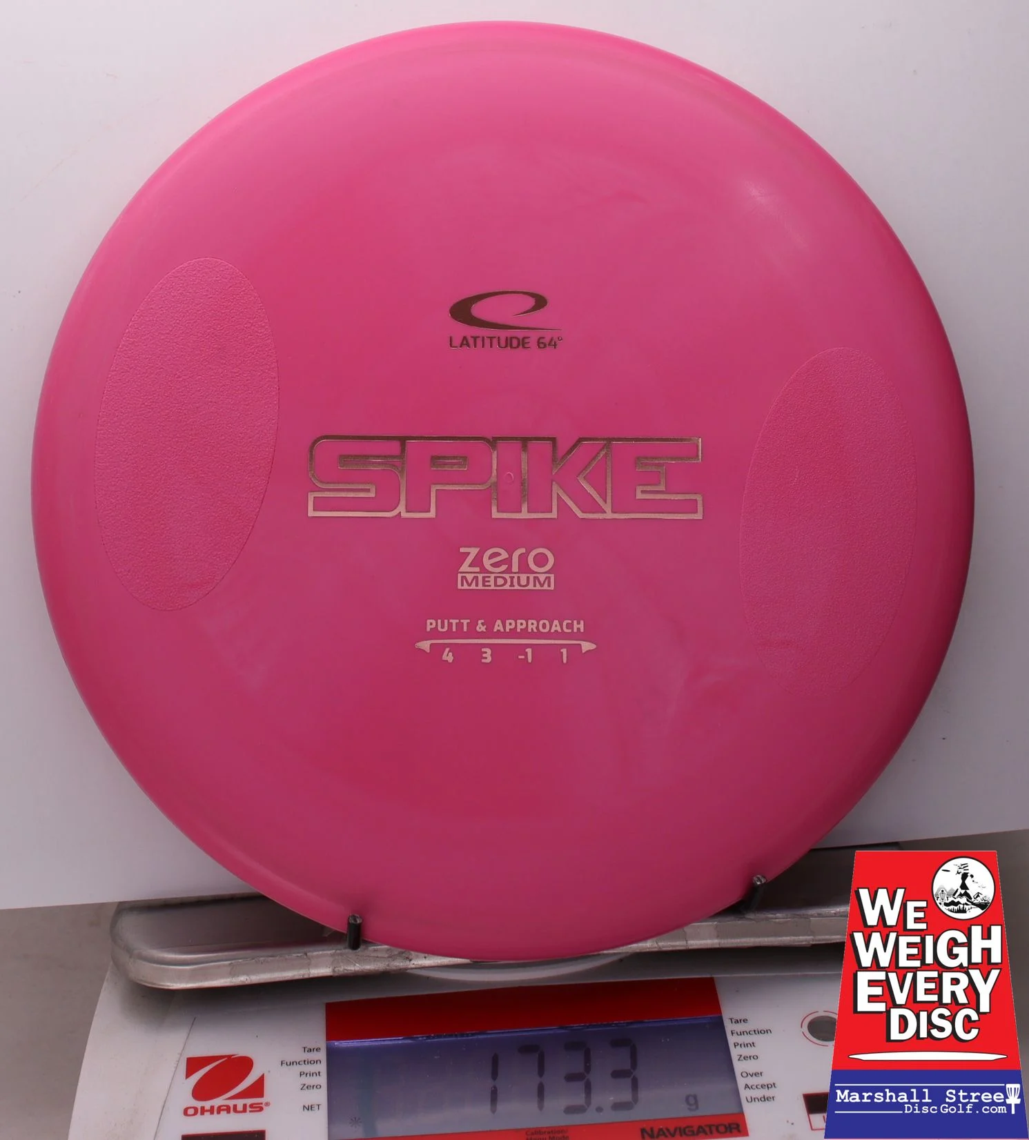 018614 Zero Medium Spike - #50 Pink, 173