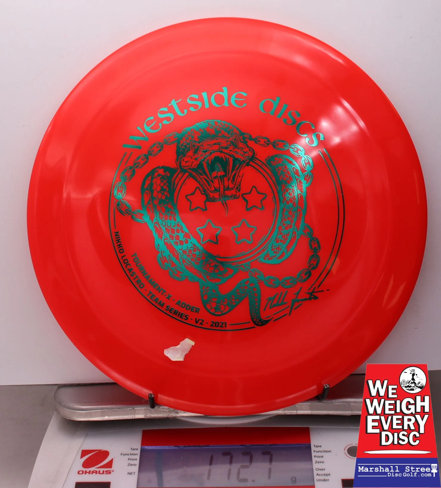 018726 Tournament-X Adder, Nikko Locastro - #08 Red, 173