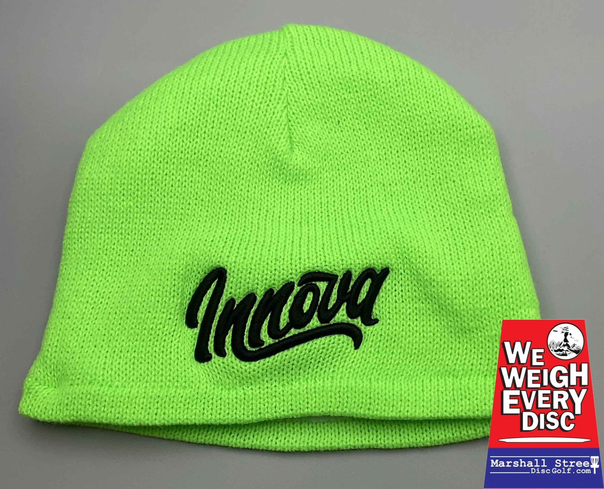020867 Innova Flow Fleece Lined Beanie - Neon Green, OSFM