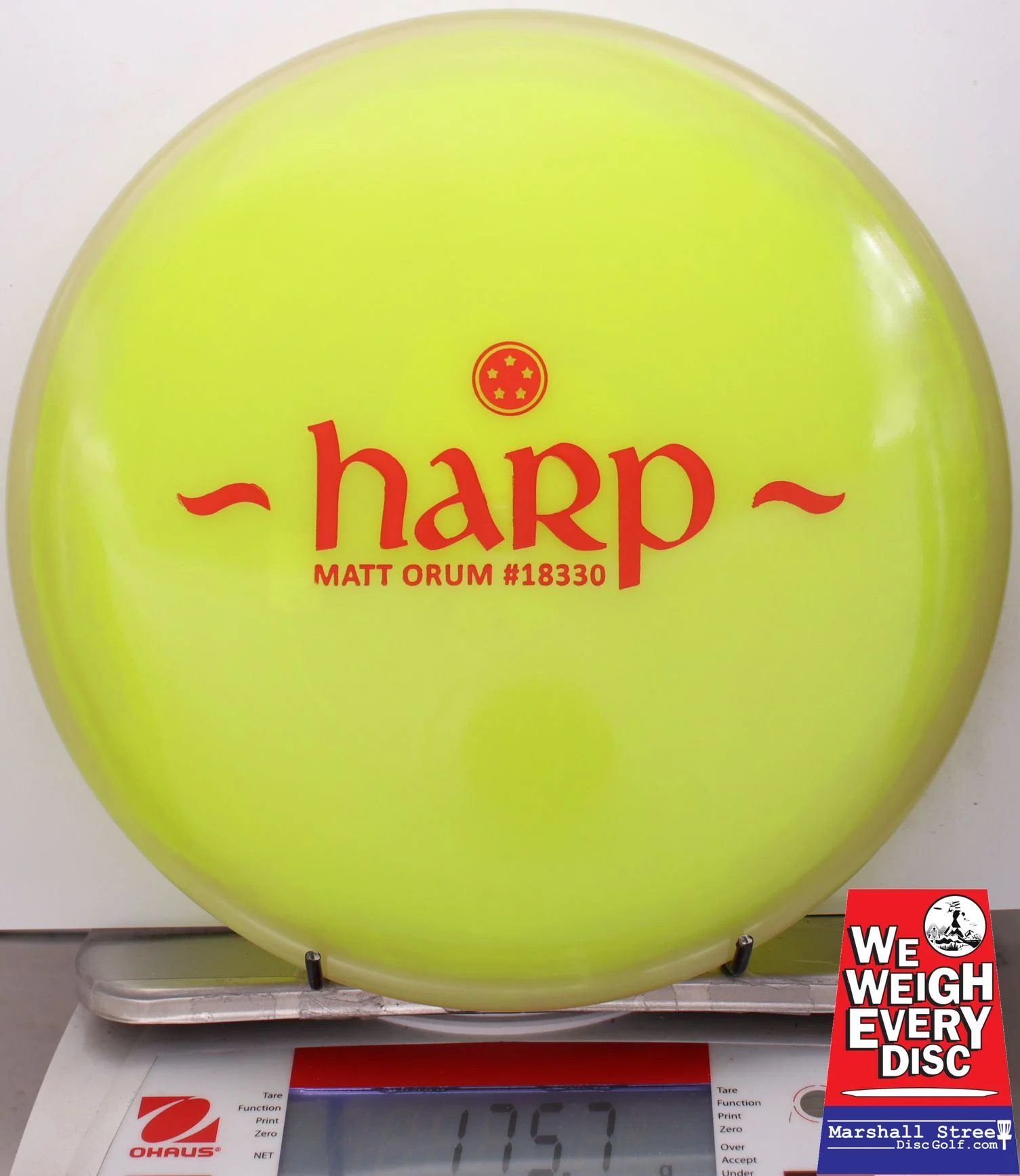 021736 VIP Moonshine Orbit Harp, Matt Orum - #14 Glow-Yellow, 176
