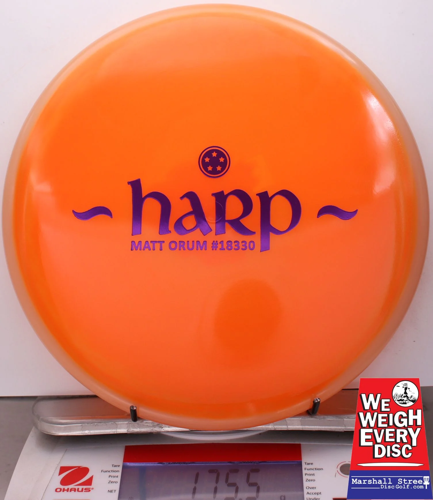 021748 VIP Moonshine Orbit Harp, Matt Orum - #20 Glow-Orange, 175