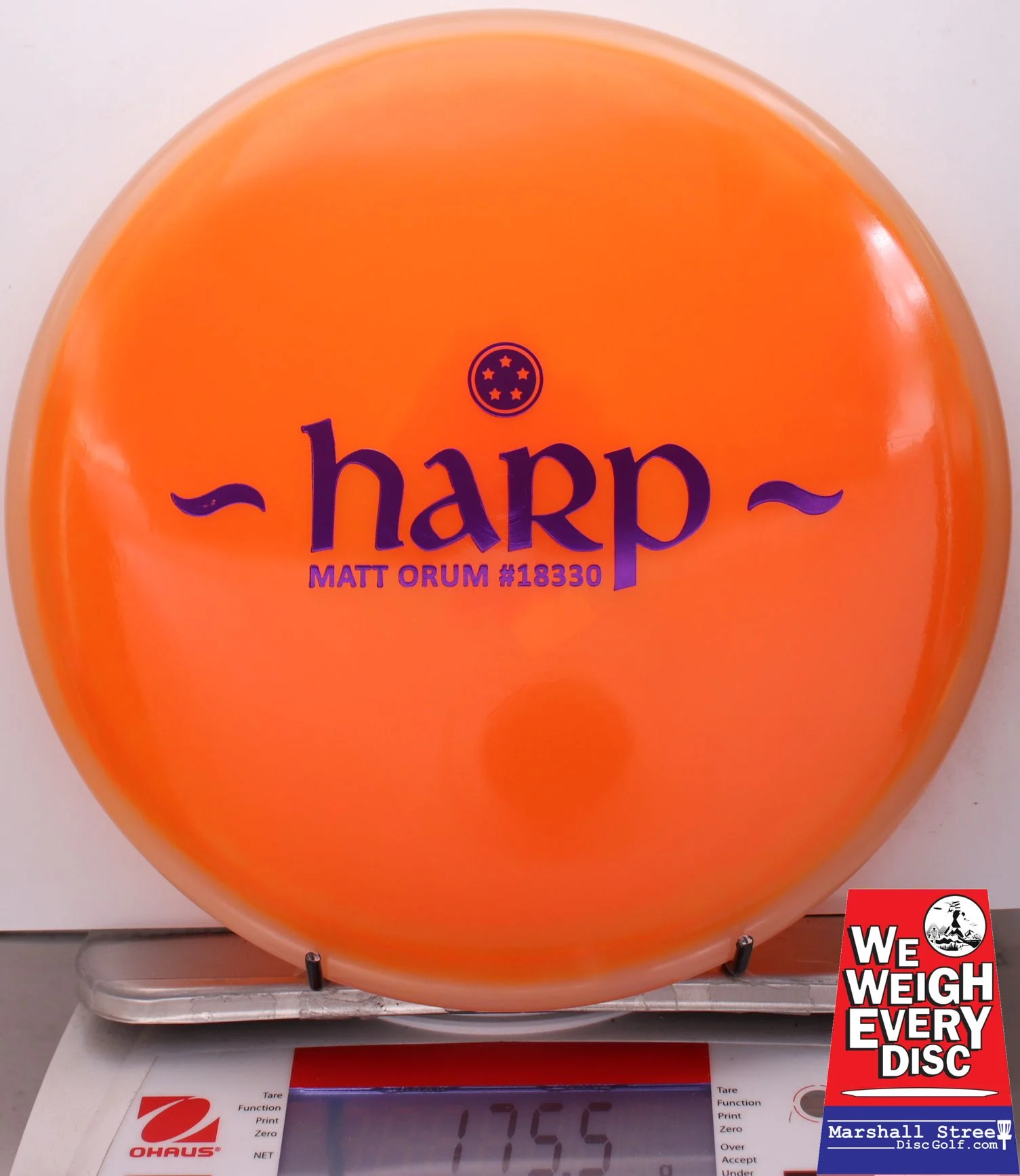 021751 VIP Moonshine Orbit Harp, Matt Orum - #21 Glow-Orange, 175