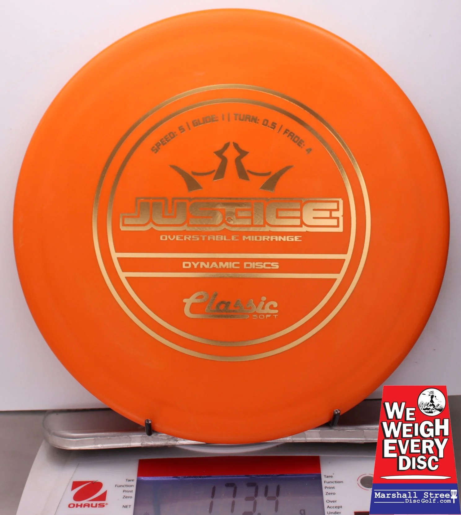 023578 Classic Soft Justice - #36 Orange, 173
