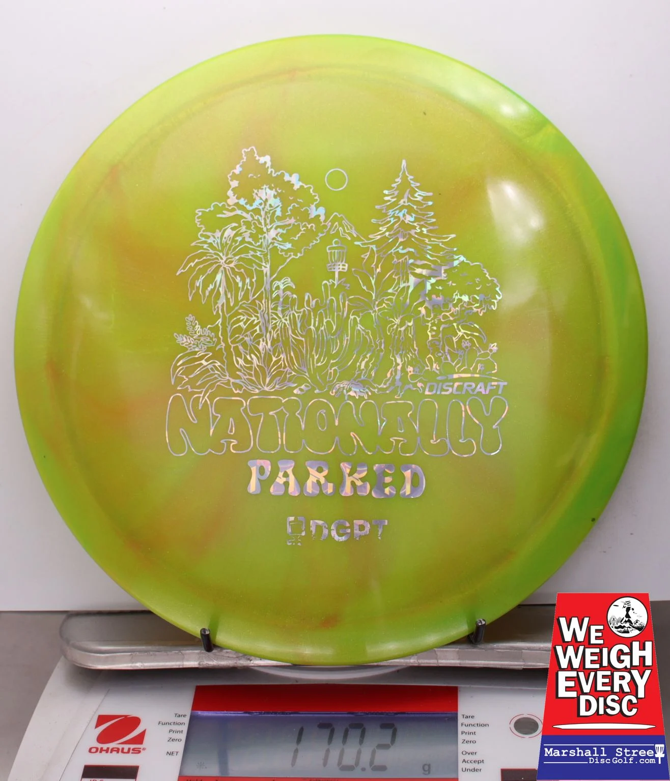 024633 Z Metallic Swirl Athena, Paul McBeth - DGPT Naturally Parked - #14 GreenOng, 170