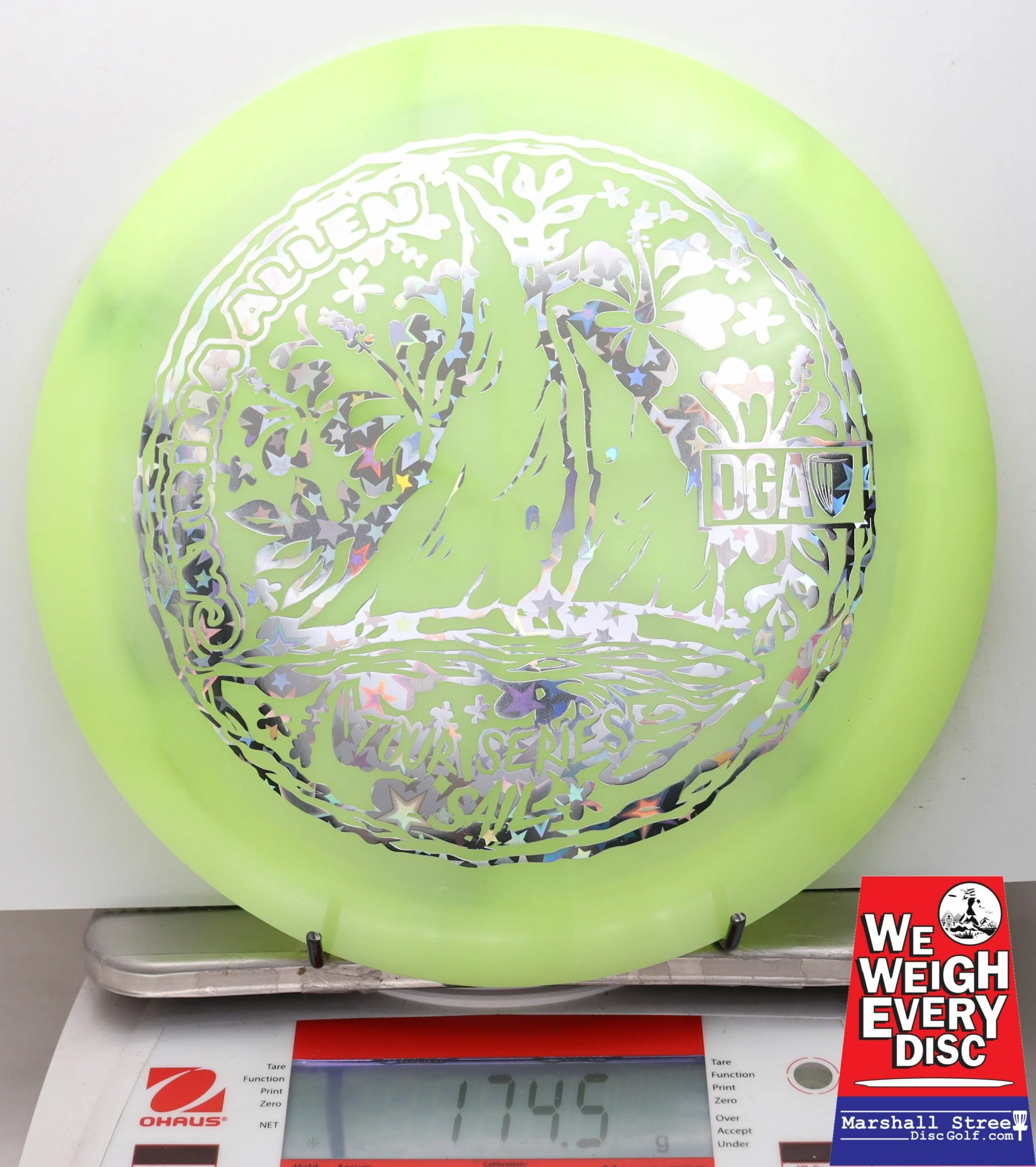 029699 Tour Series Swirl Sail, Catrina Allen - #43 NGrellow, 174