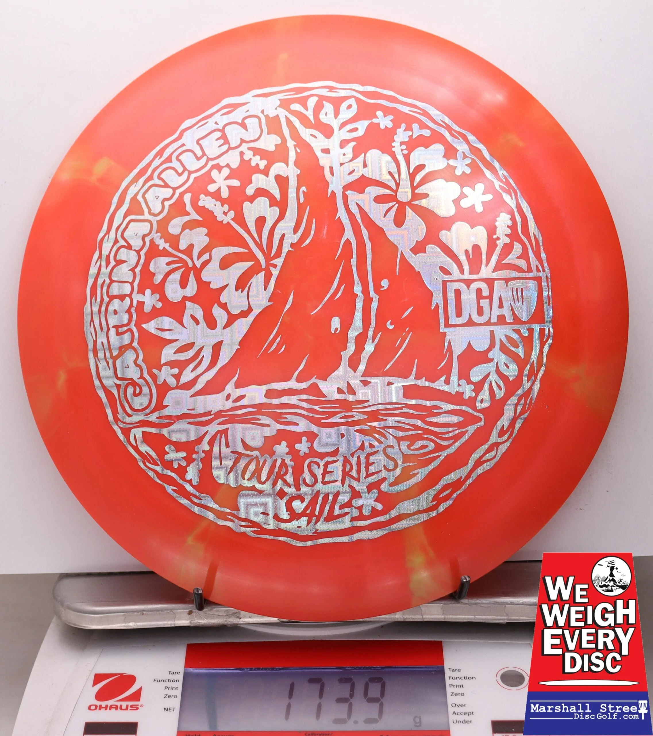 029702 Tour Series Swirl Sail, Catrina Allen - #46 Orange, 174