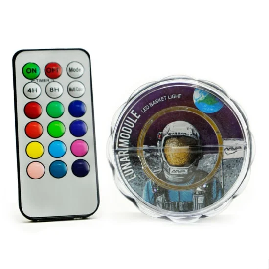 030059 MVP Lunar Module LED Basket Light - Multi, Module With Remote