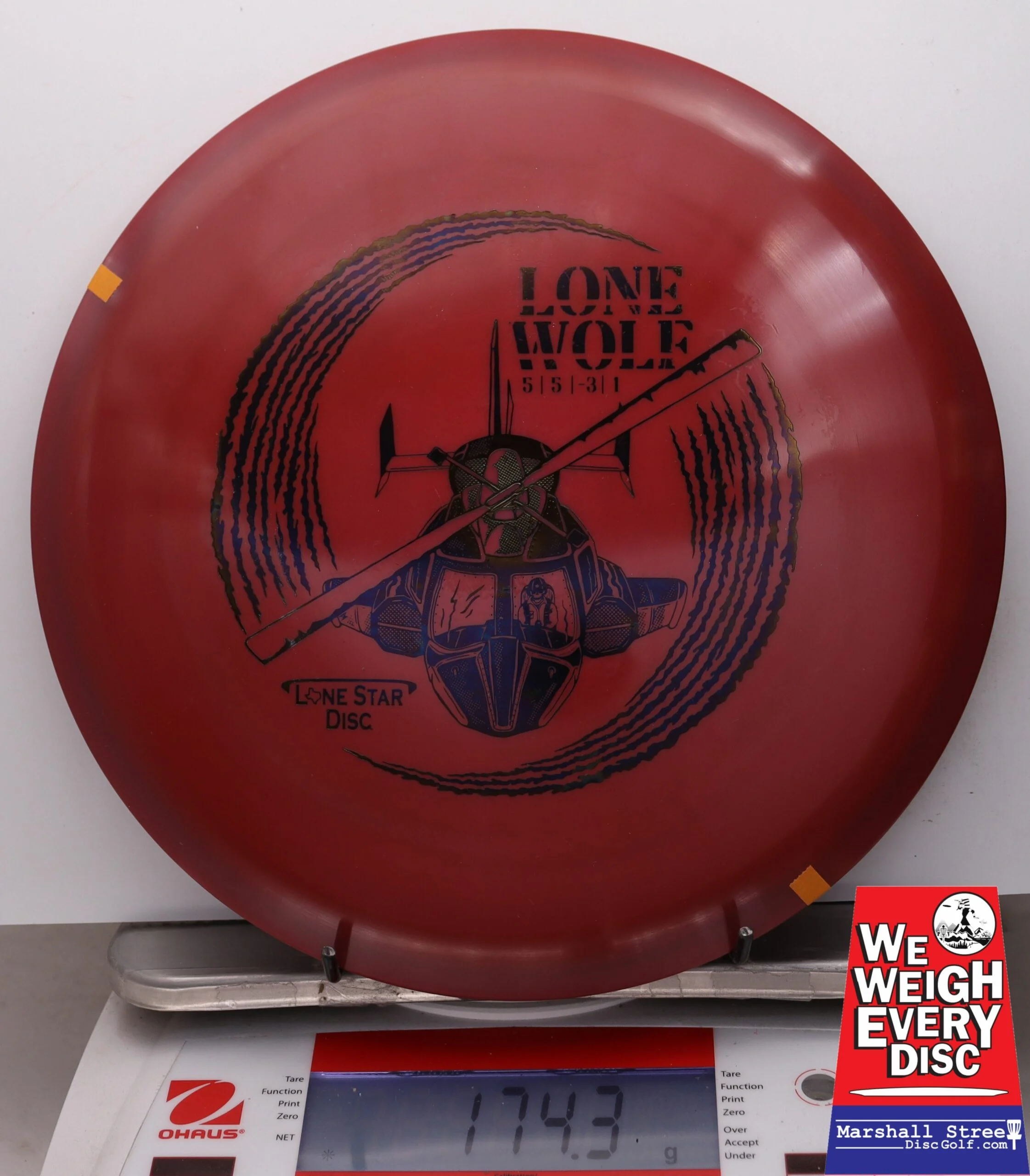 034735 Bravo Lone Wolf - #09 Red, 174