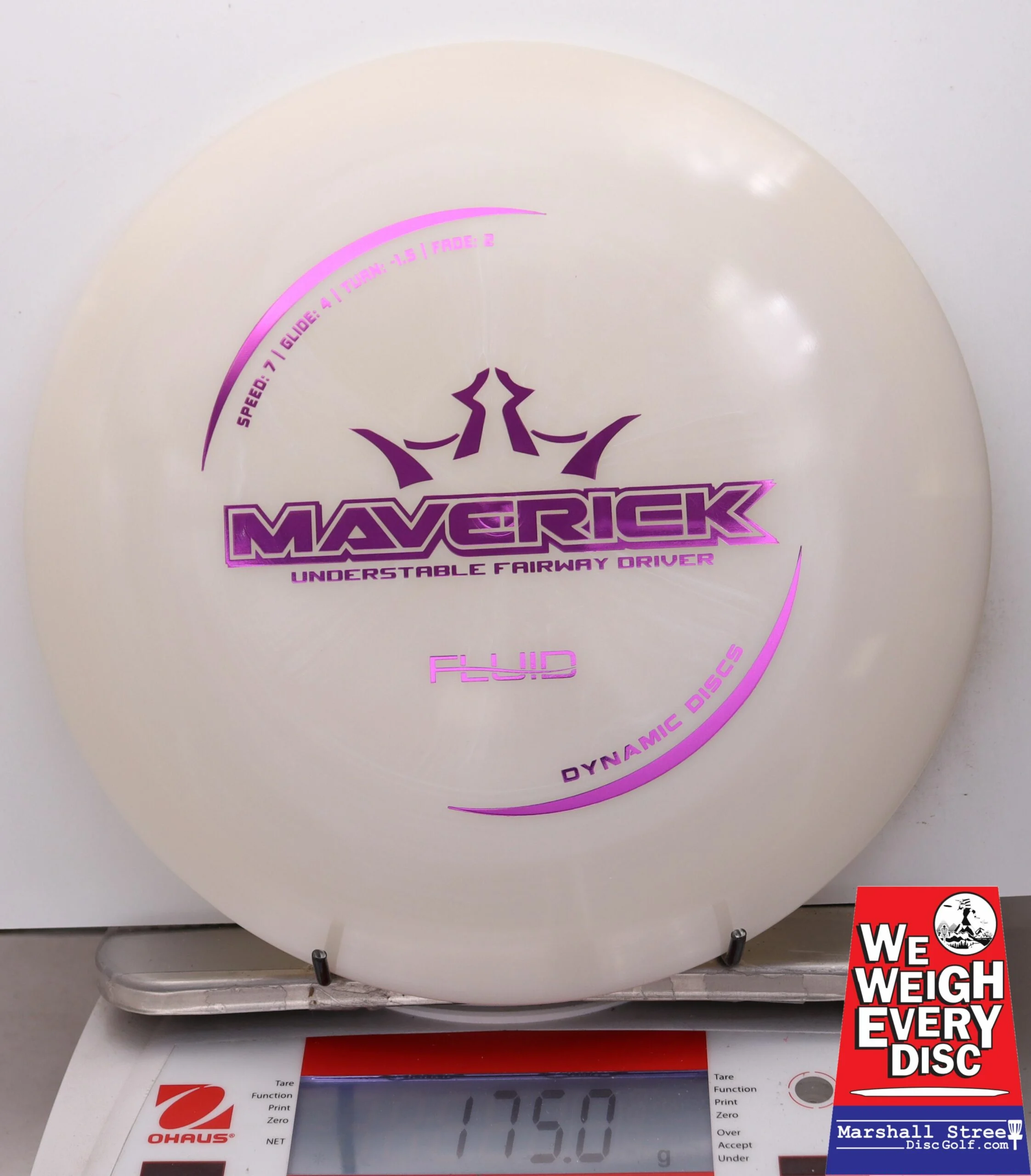 035782 Fluid Maverick - #40 White, 175