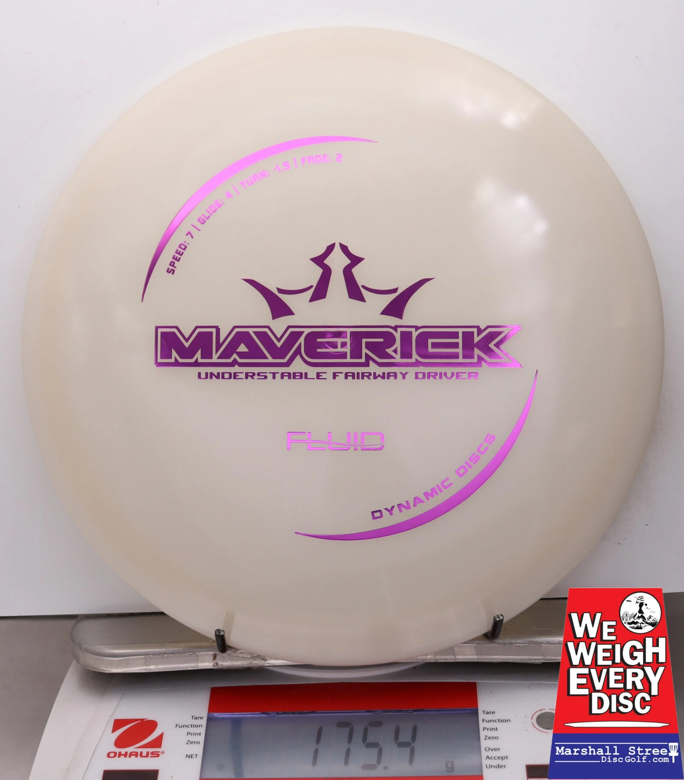 035786 Fluid Maverick - #44 White, 175