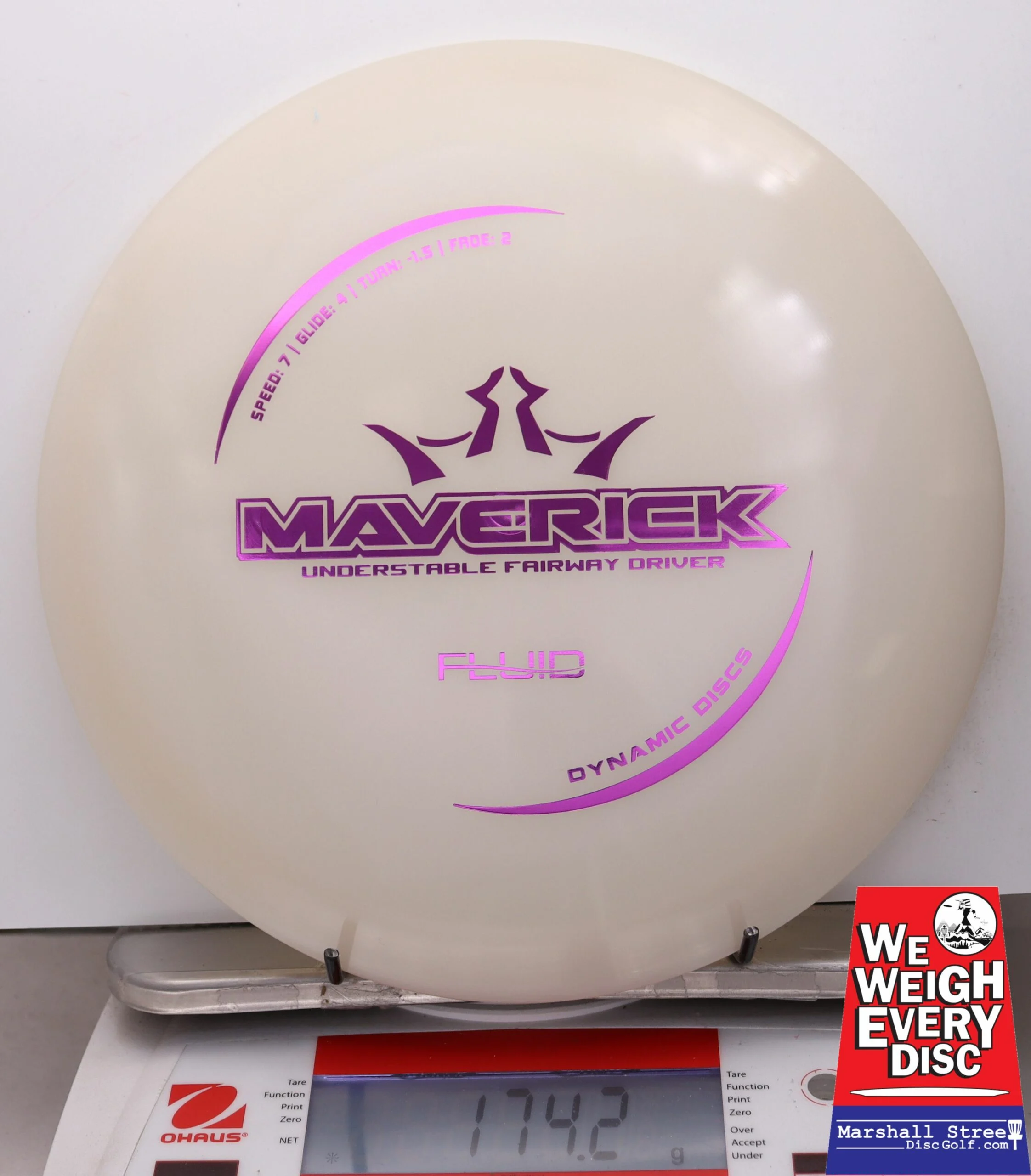 035787 Fluid Maverick - #45 White, 174