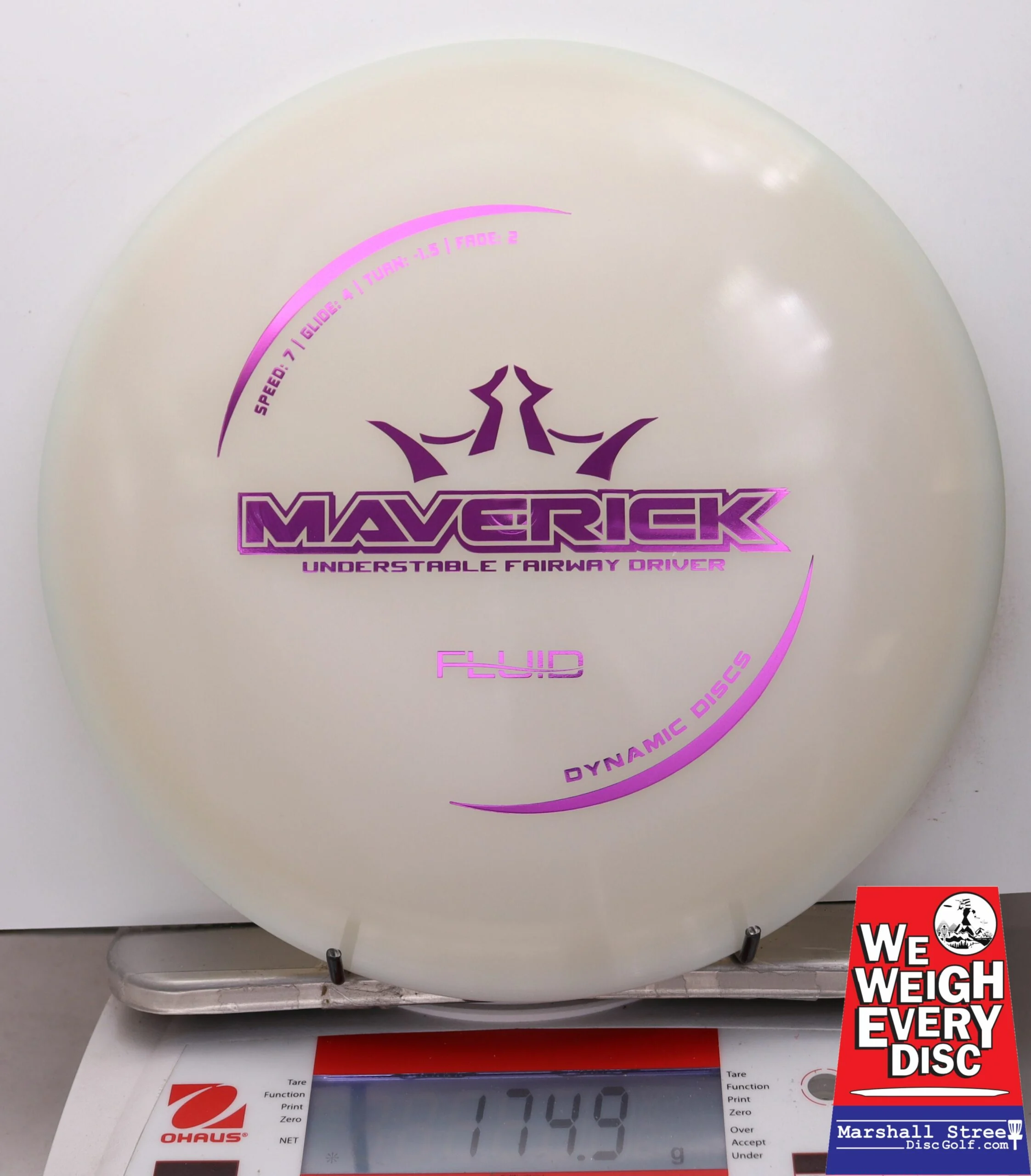 035788 Fluid Maverick - #46 White, 175