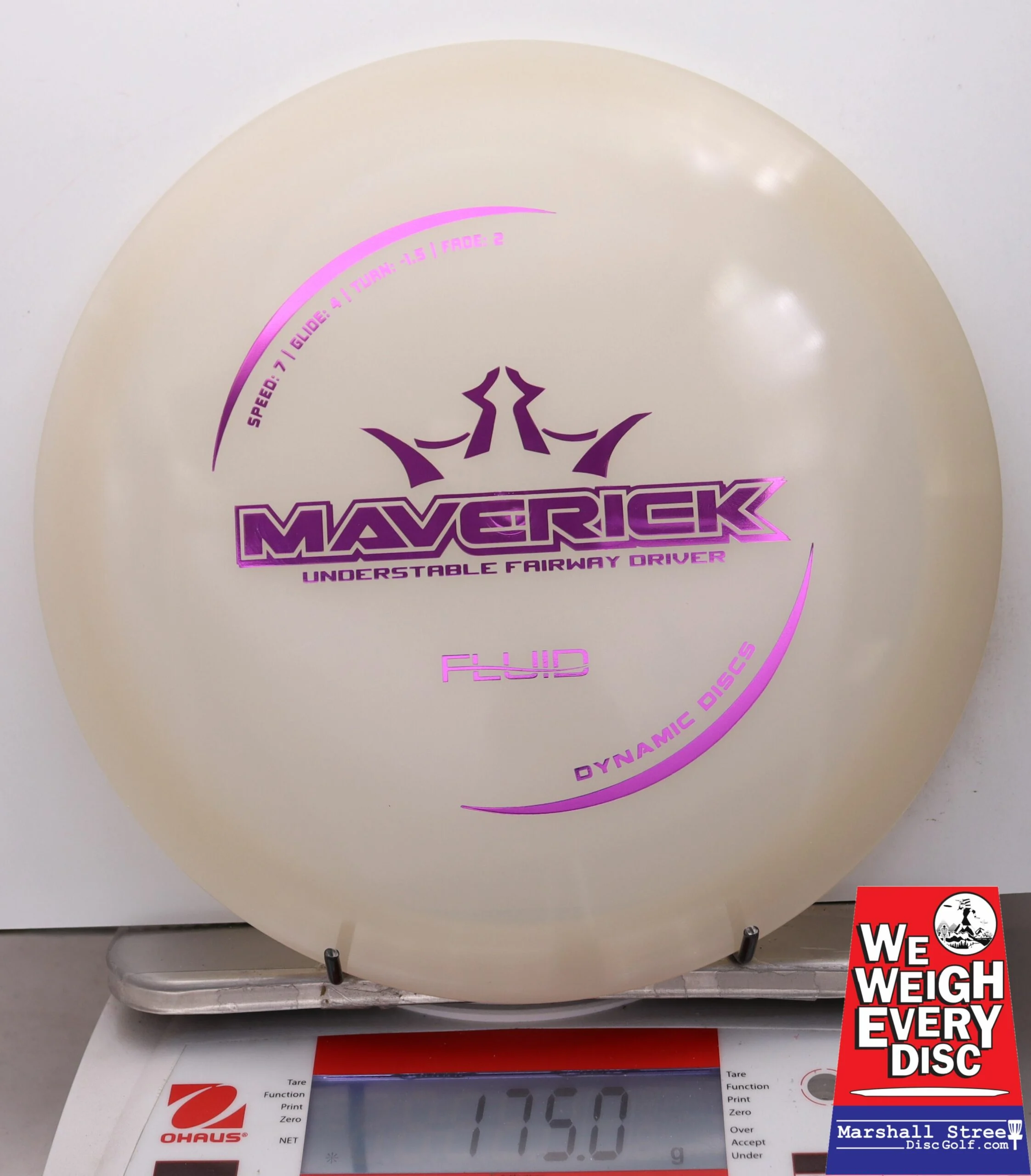 035789 Fluid Maverick - #47 White, 175