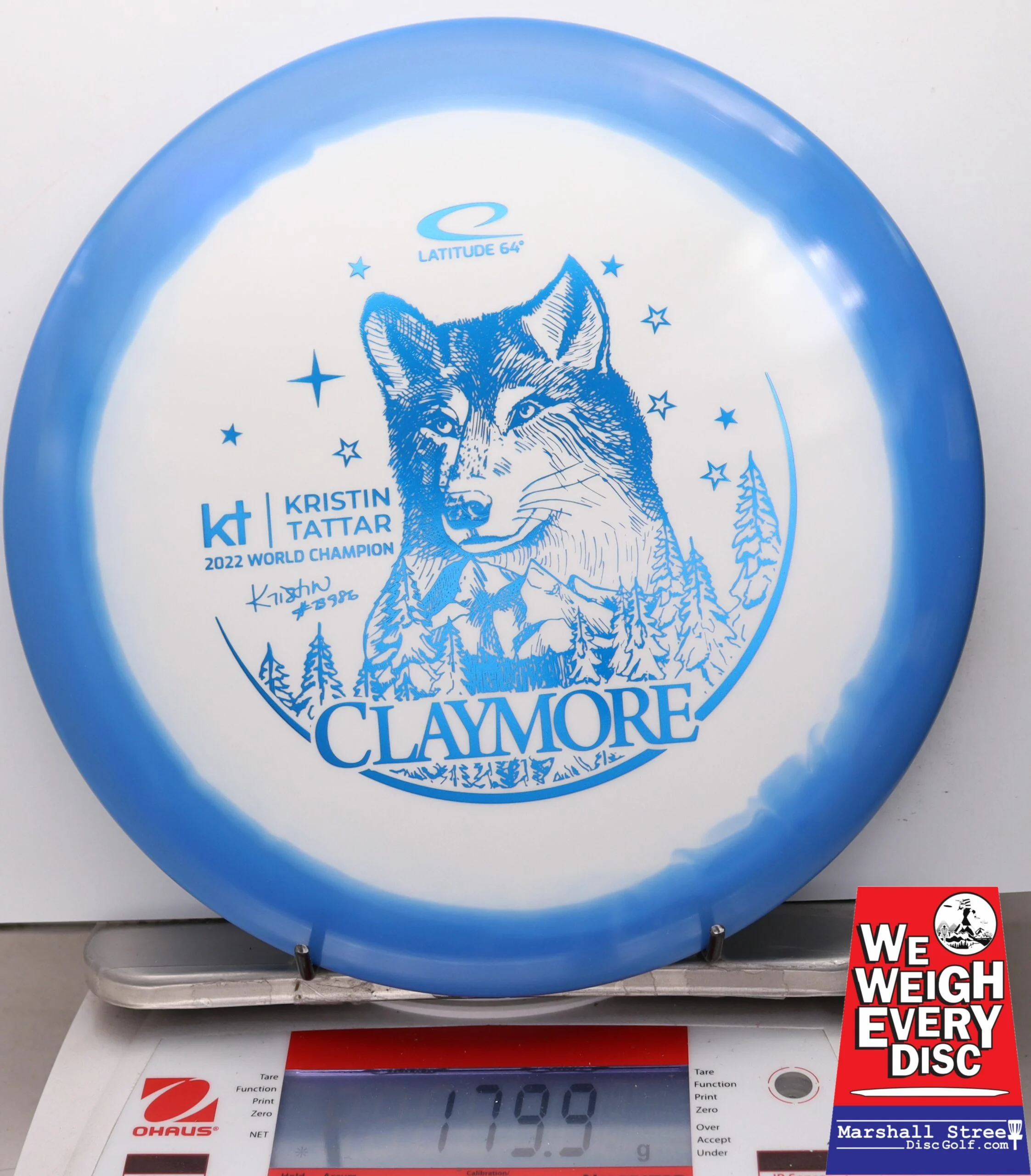 036369 Gold Orbit Claymore, Kristin Tattar 2023 - #27 Blue, 180