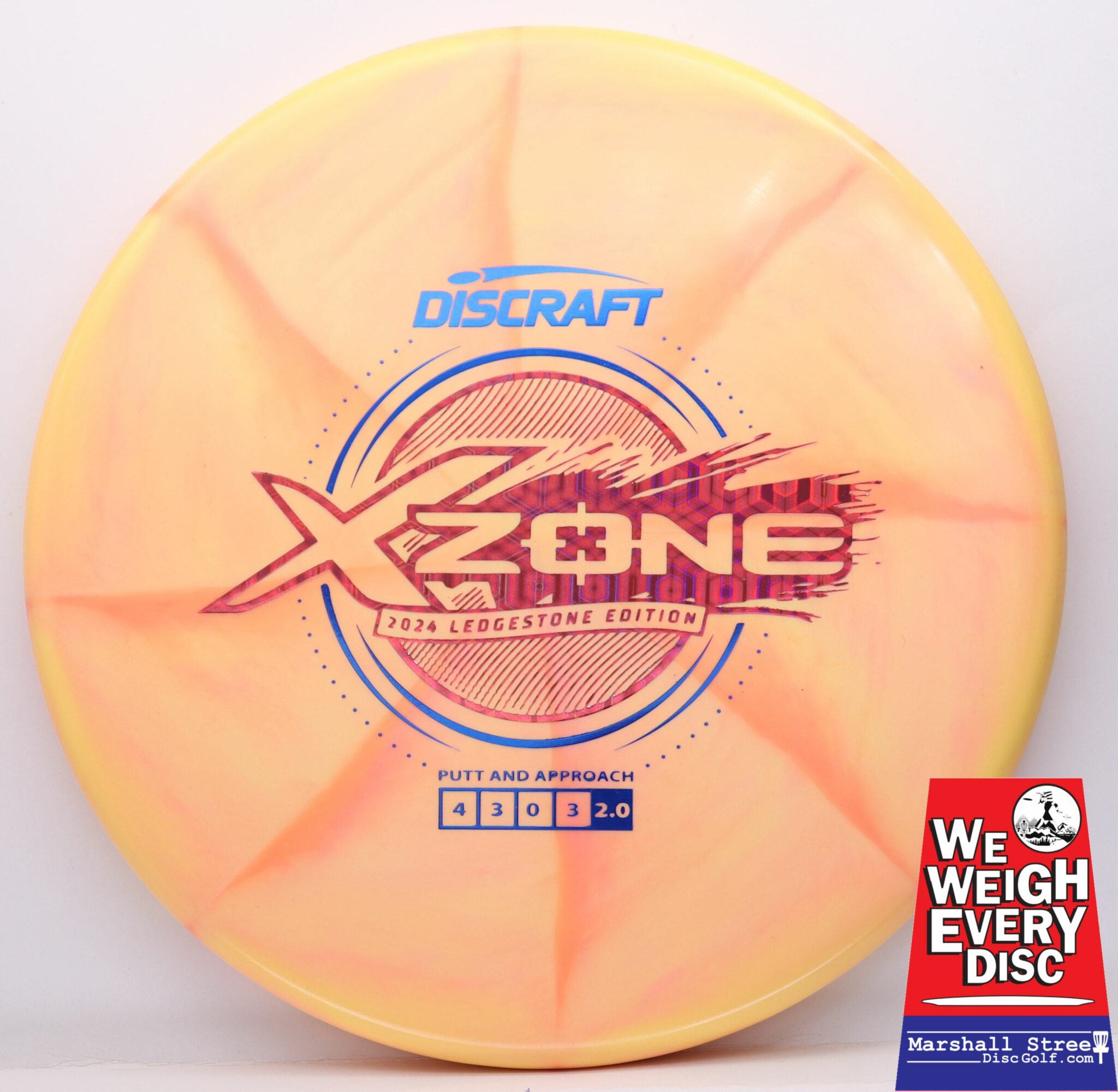 Swirl X Zone, 2024 Ledgestone Edition • Marshall Street Disc Golf