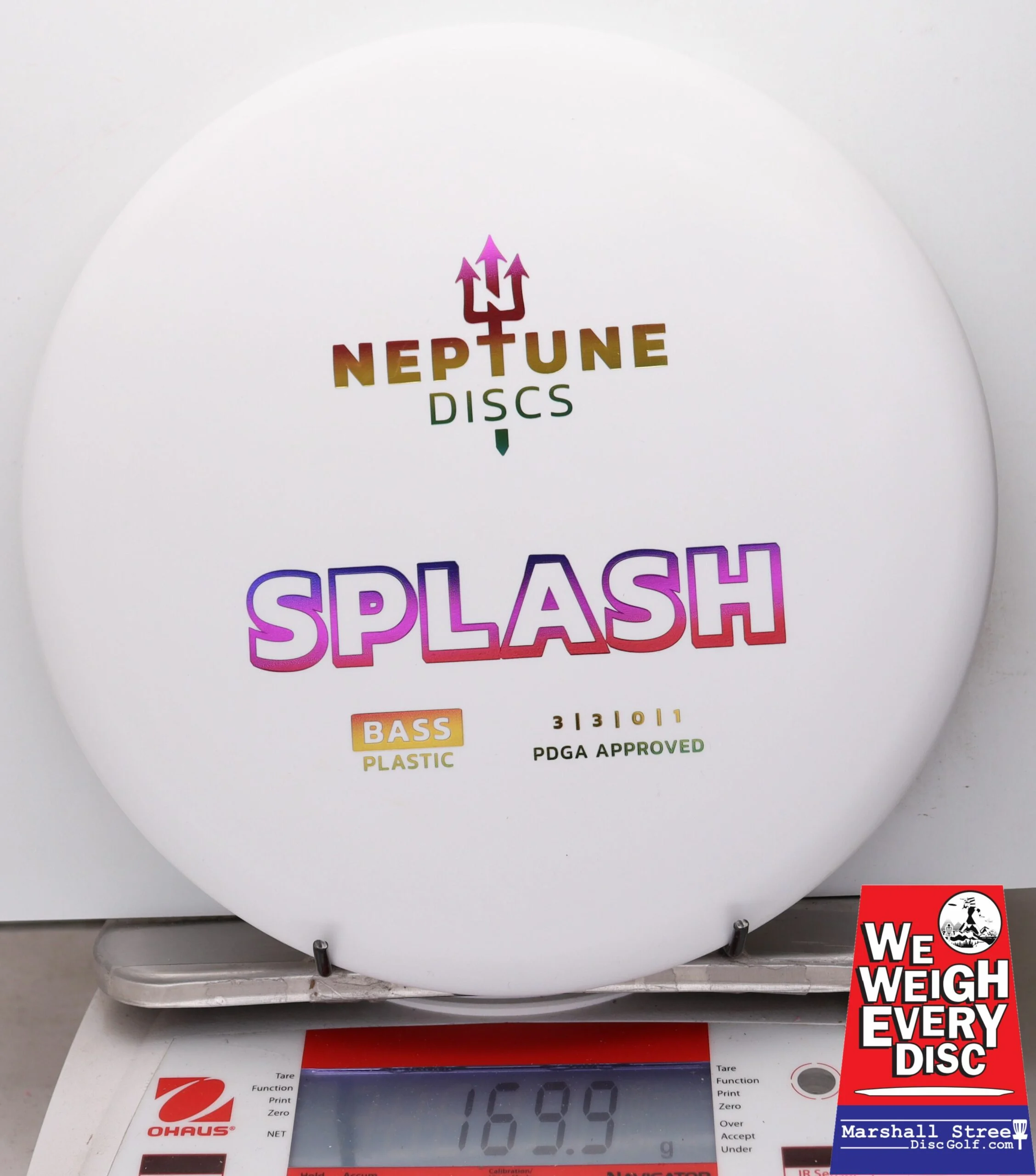 039397 Bass Splash - #08 White, 170