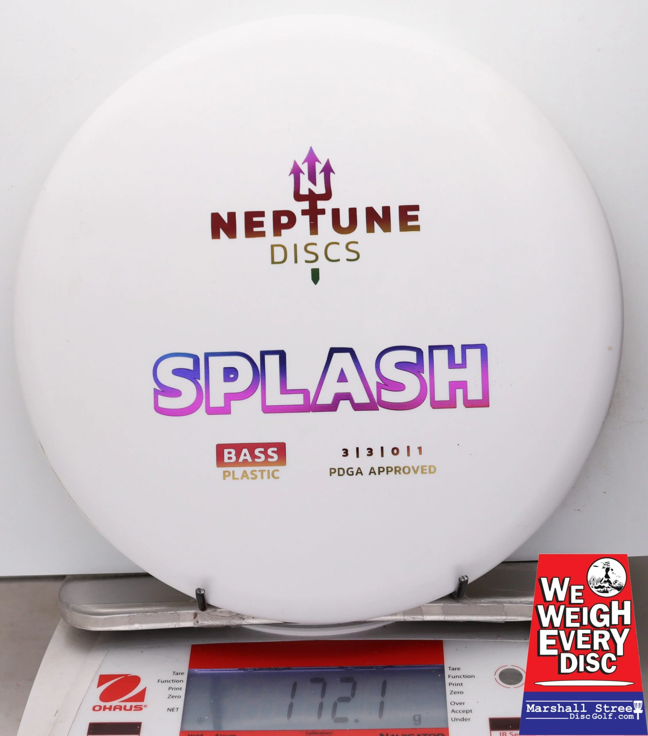 039398 Bass Splash - #09 White, 172