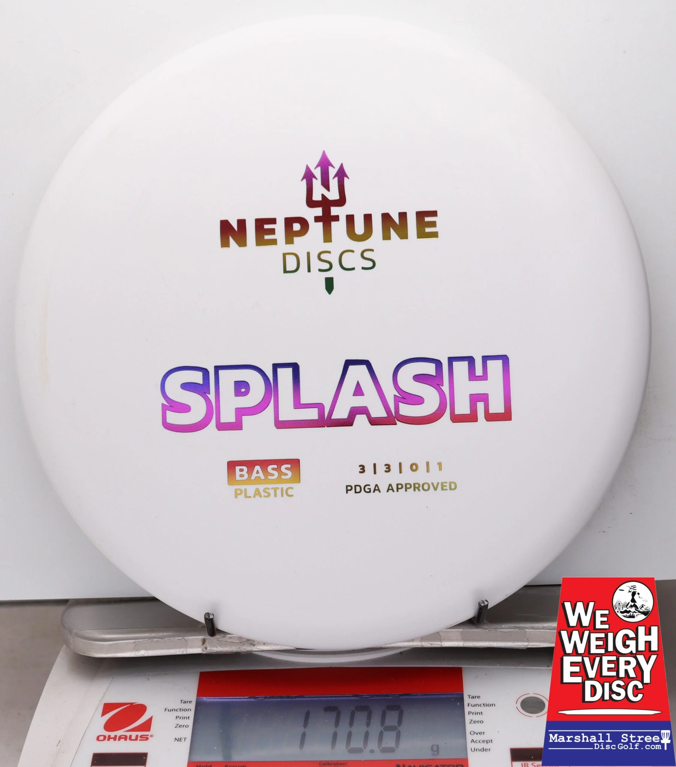 039399 Bass Splash - #10 White, 171