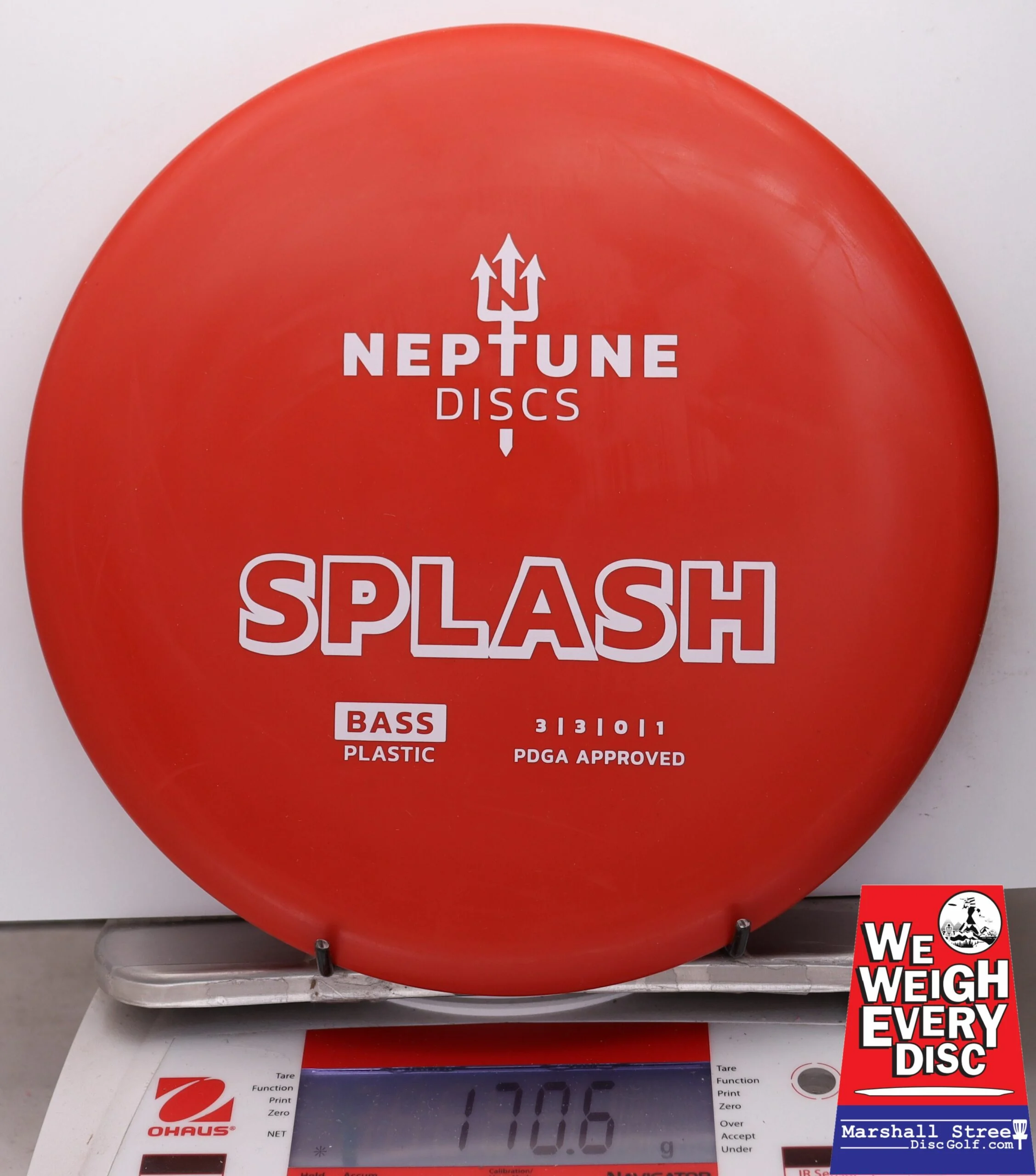 039415 Bass Splash - #26 Red, 171